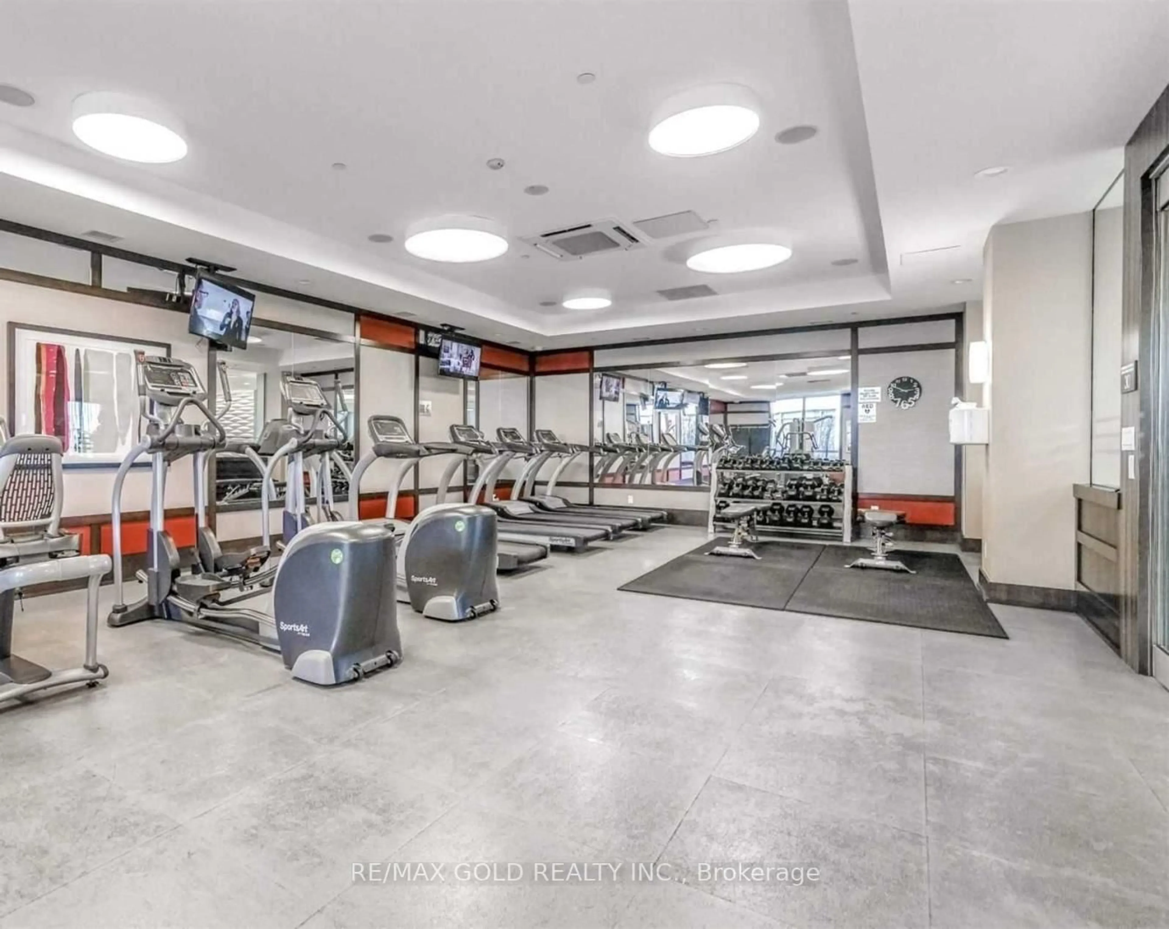 Gym or fitness room for 2 Eva Rd #1824, Toronto Ontario M9C 0A9