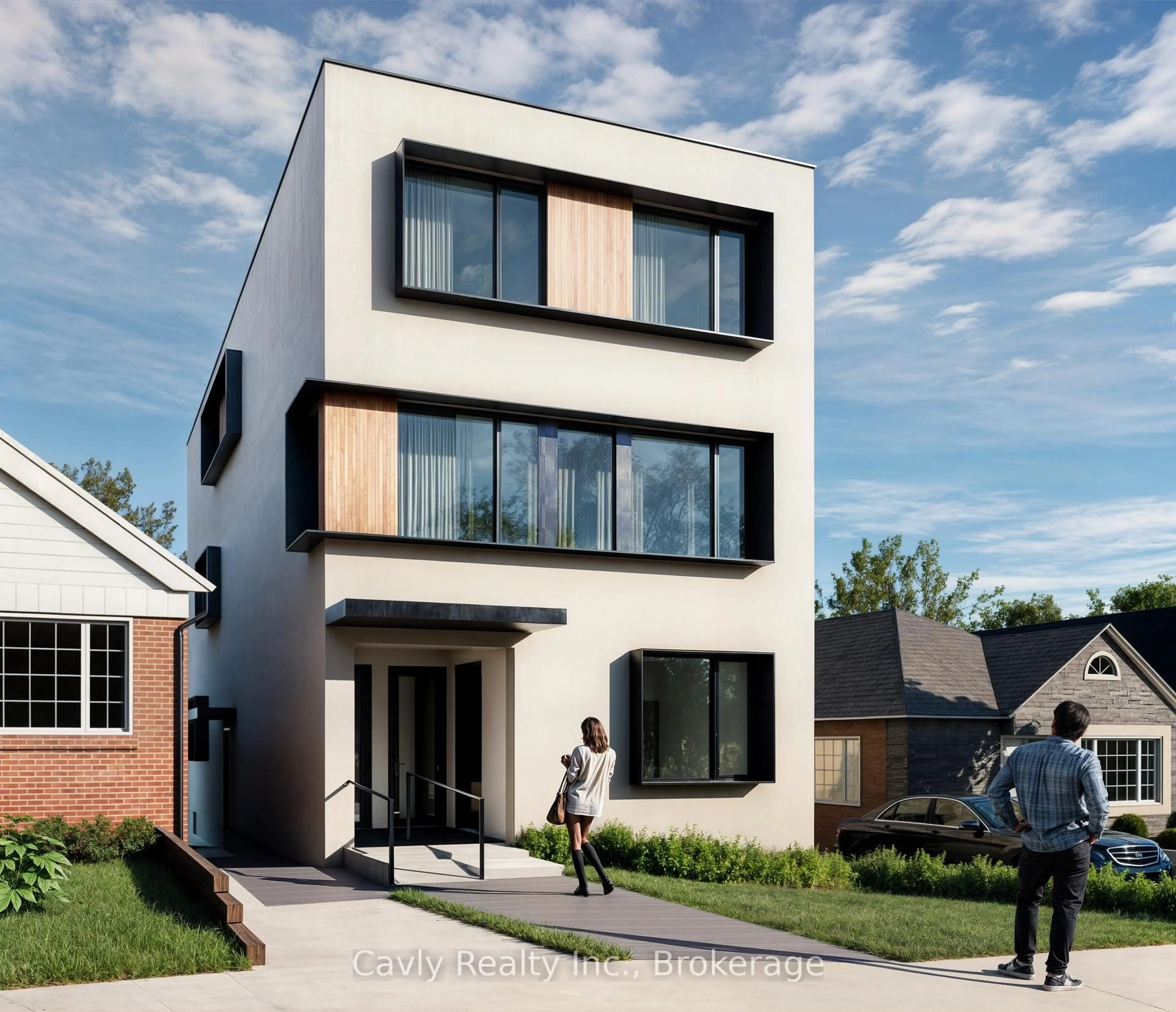 Home with brick exterior material, street for 55 Lonborough Ave, Toronto Ontario M6M 1X2