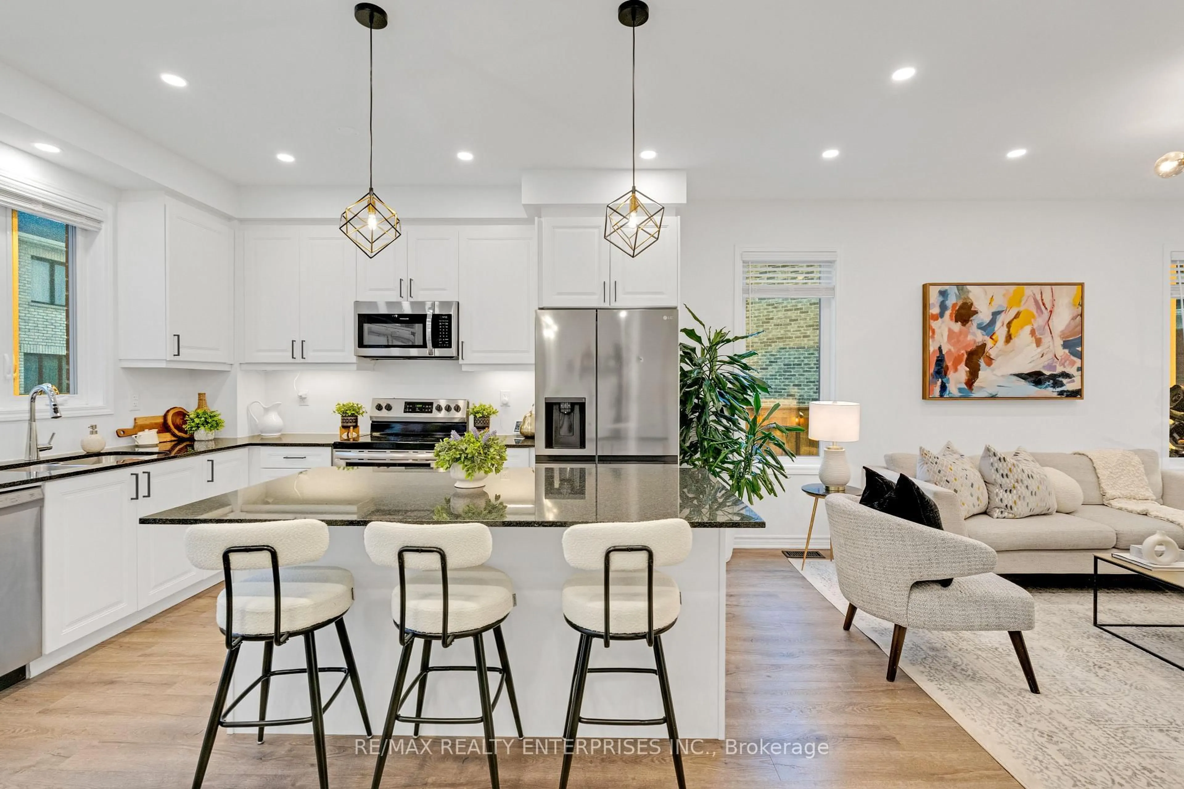 Open concept kitchen, unknown for 1536 Moira Cres, Milton Ontario L9E 1Y1