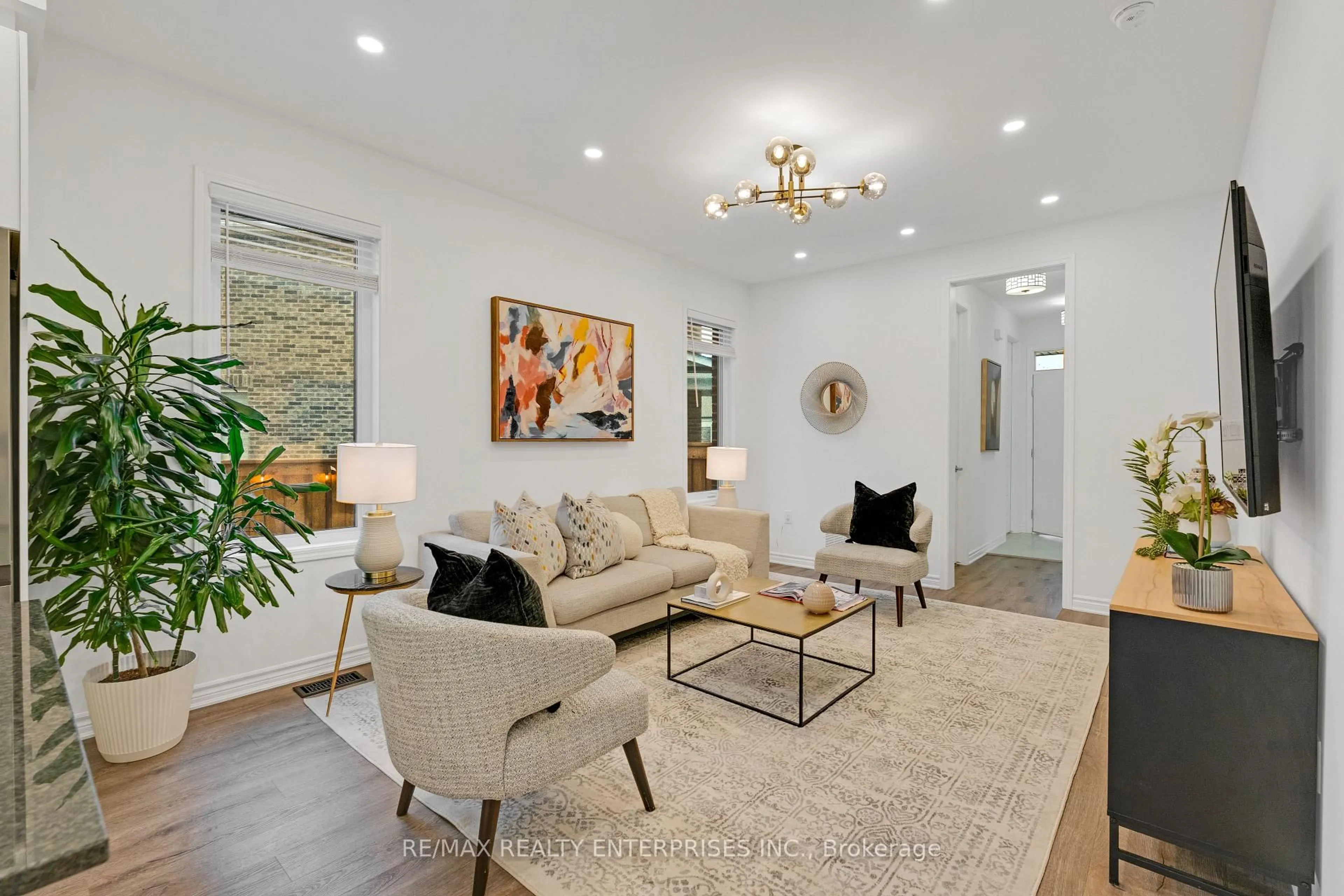 Living room with furniture, unknown for 1536 Moira Cres, Milton Ontario L9E 1Y1