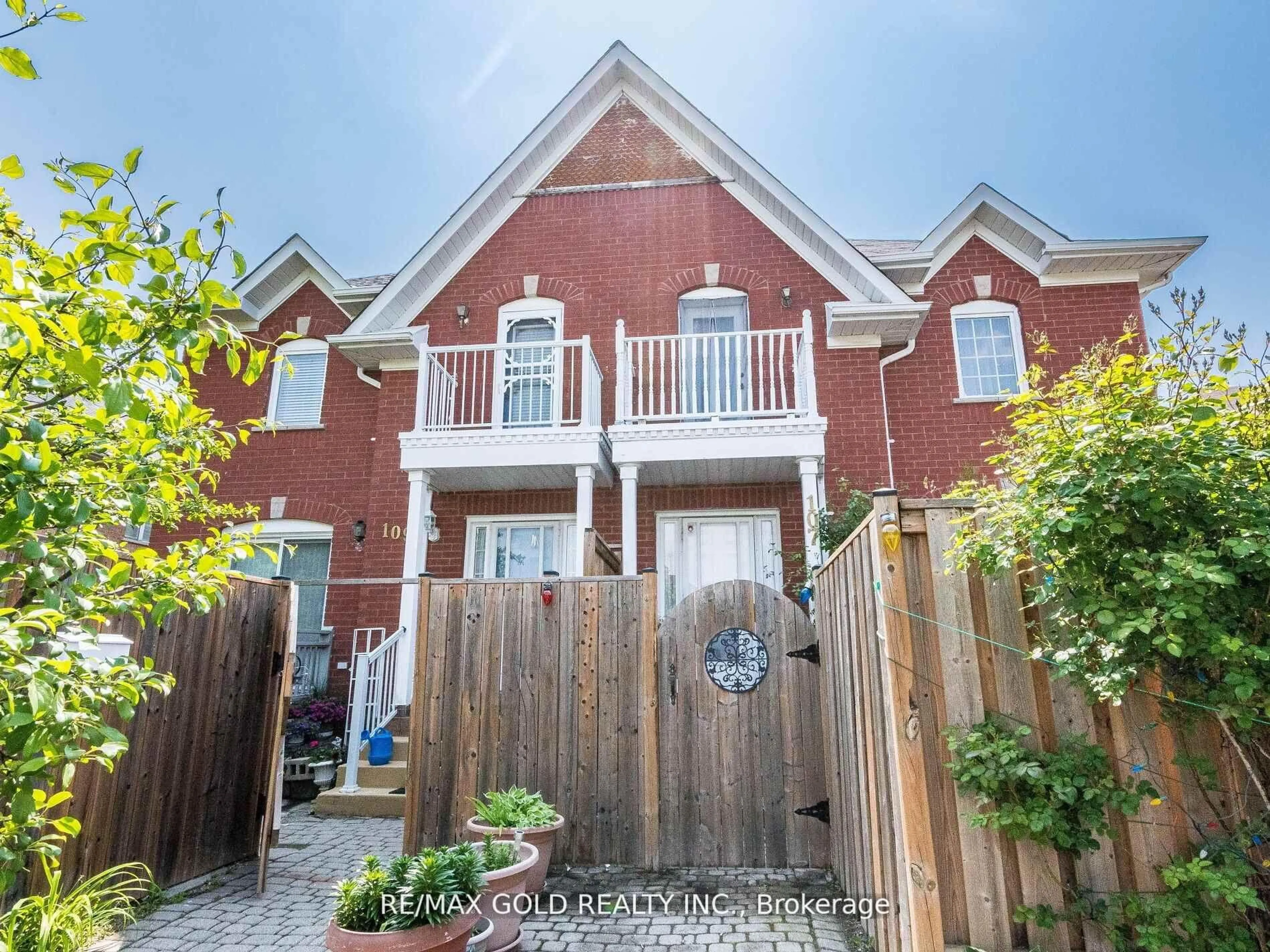 Home with brick exterior material, street for 107 Clover Bloom Rd, Brampton Ontario L6R 1S6