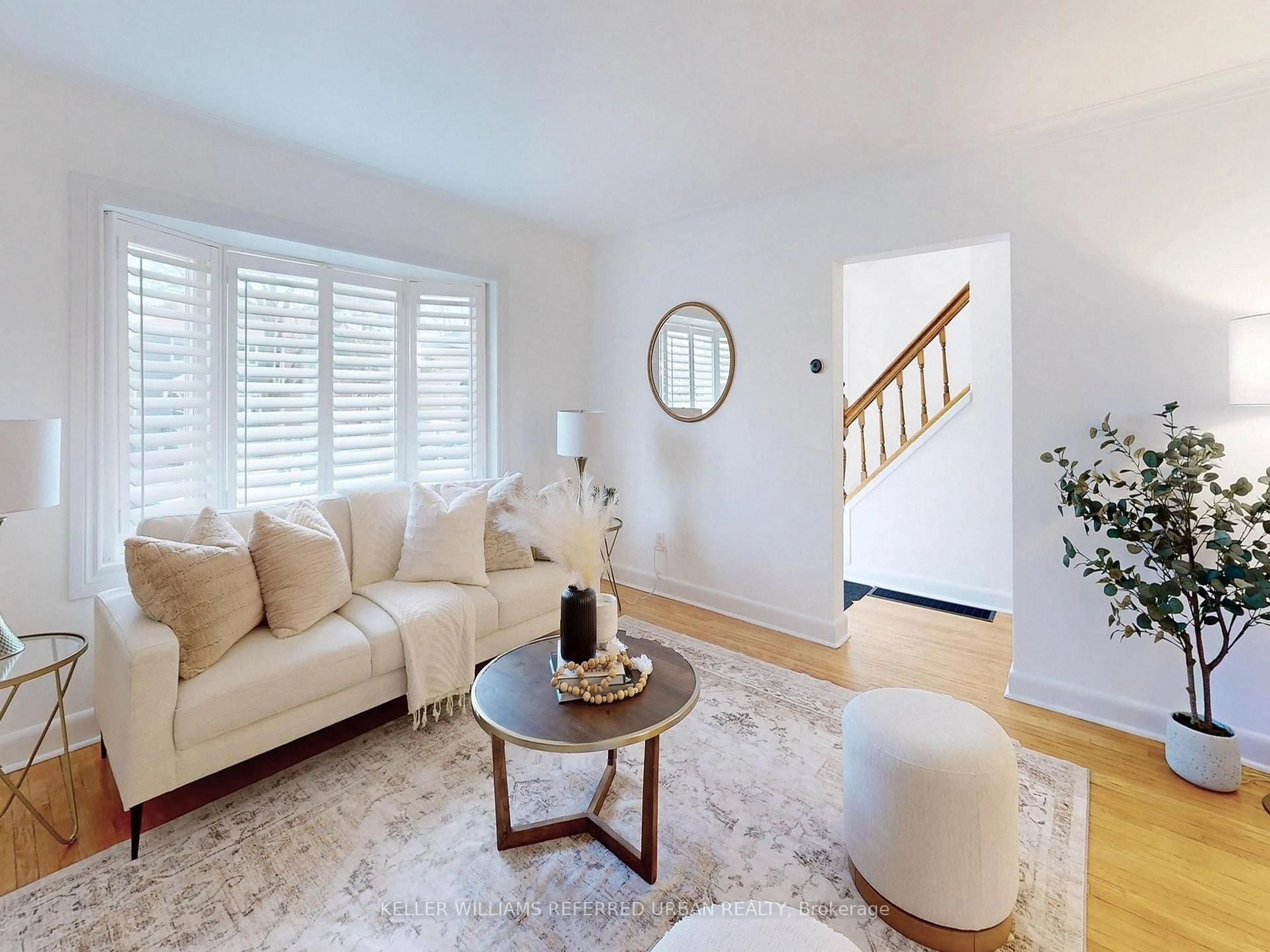 Living room with furniture, unknown for 36 Connorvale Ave, Toronto Ontario M8W 4A1