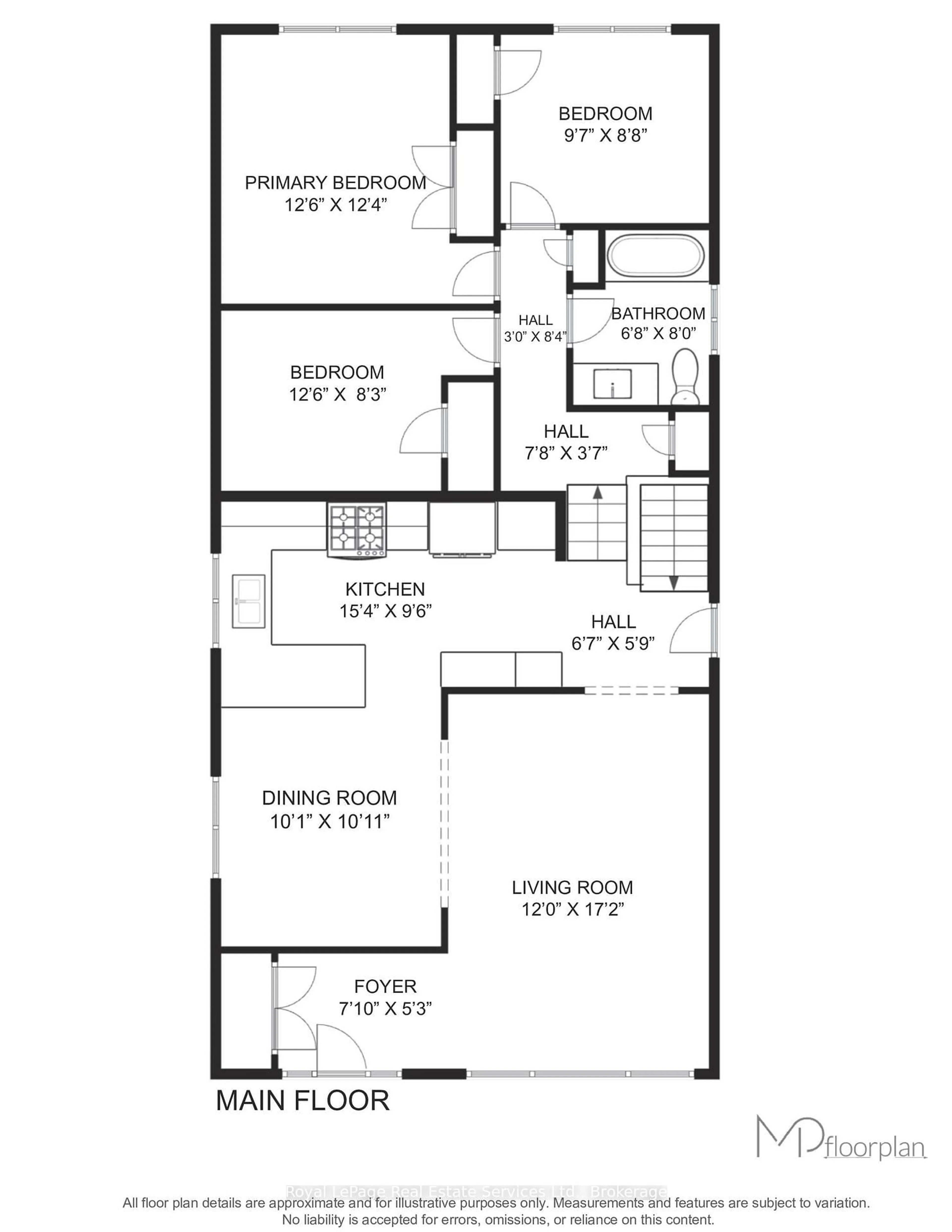 Floor plan for 667 Lomond Cres, Burlington Ontario L7L 2N8
