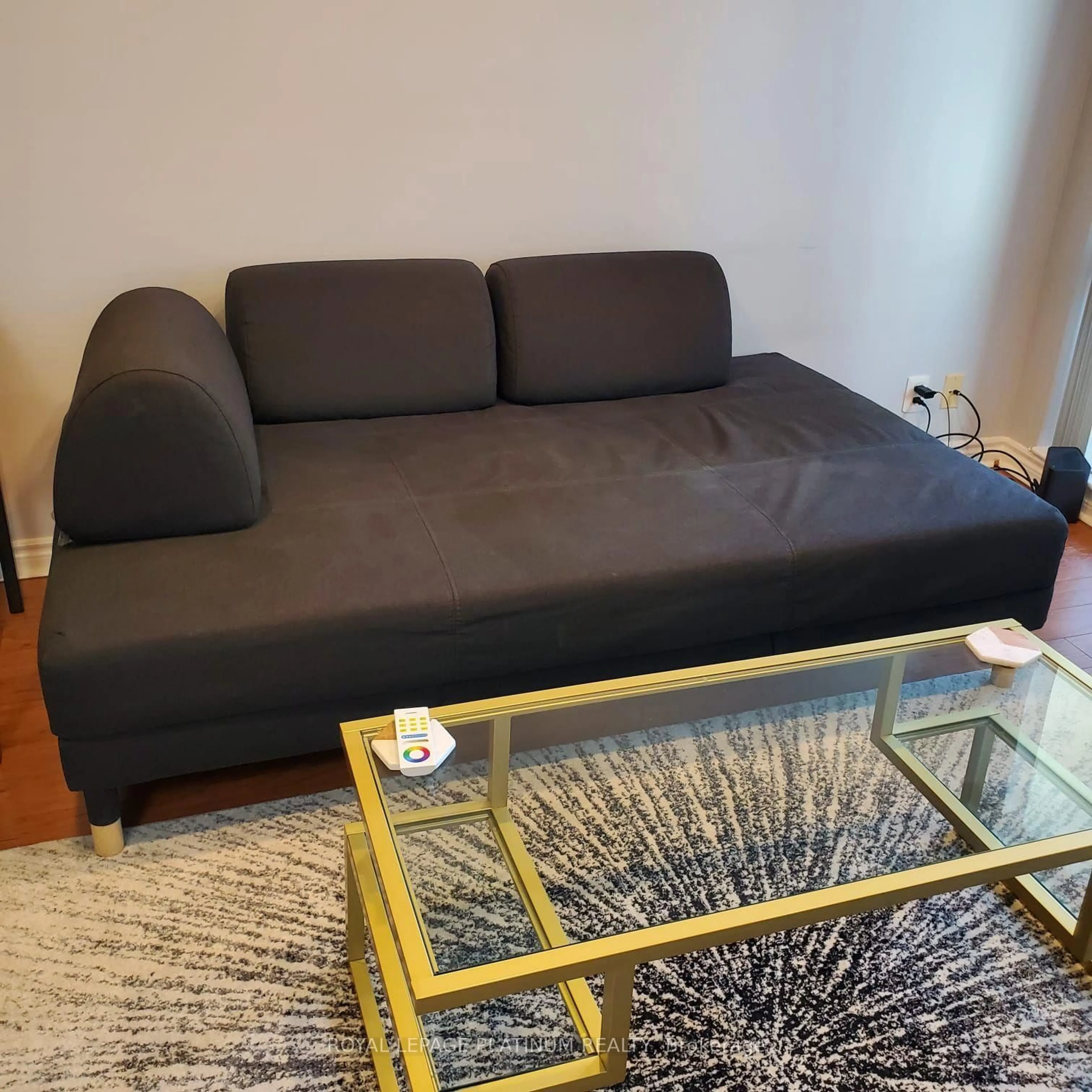 Living room with furniture, unknown for 33 Elm Dr #405, Mississauga Ontario L5B 4M2