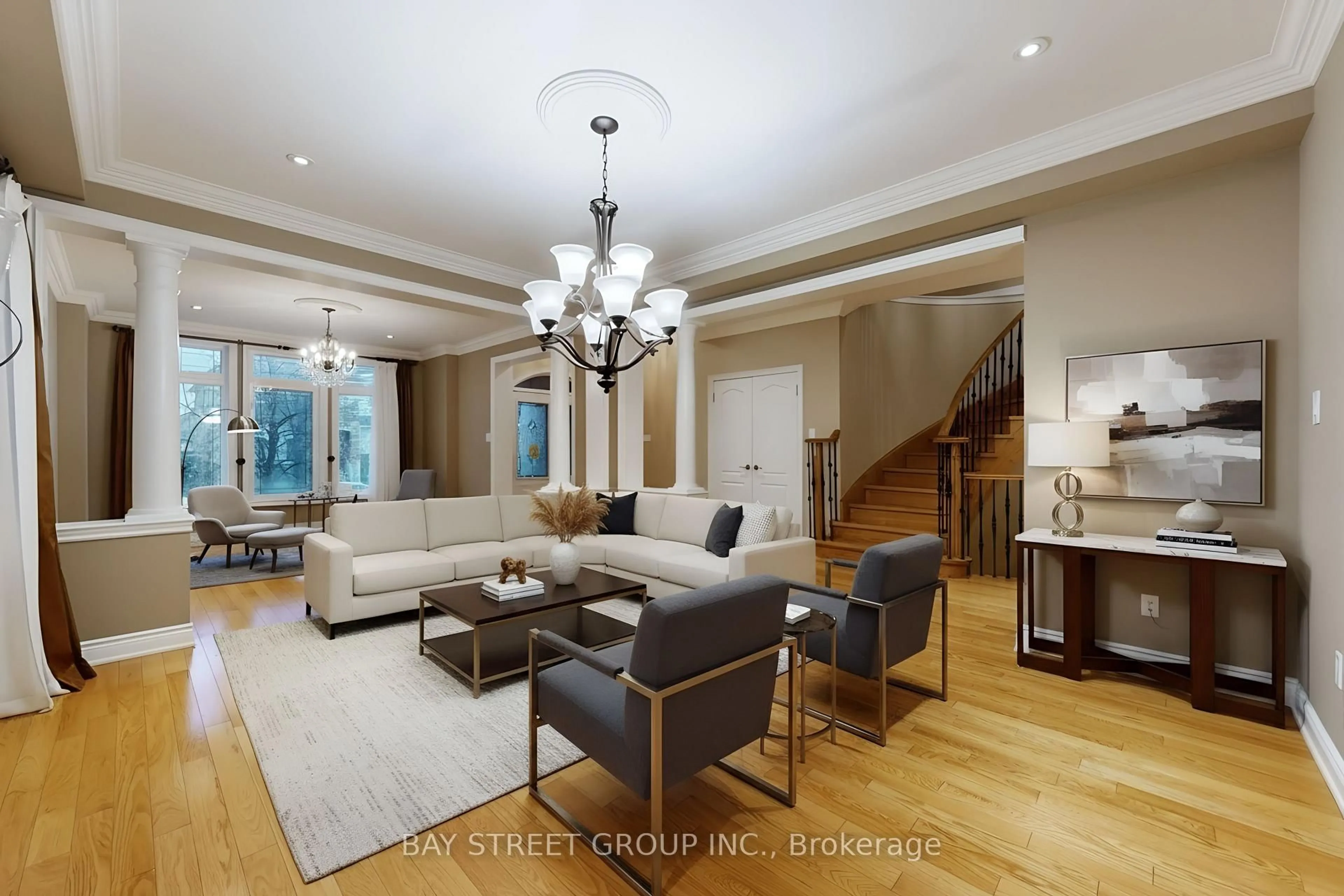 Living room with furniture, unknown for 2352 Delnice Dr, Oakville Ontario L6H 0A9