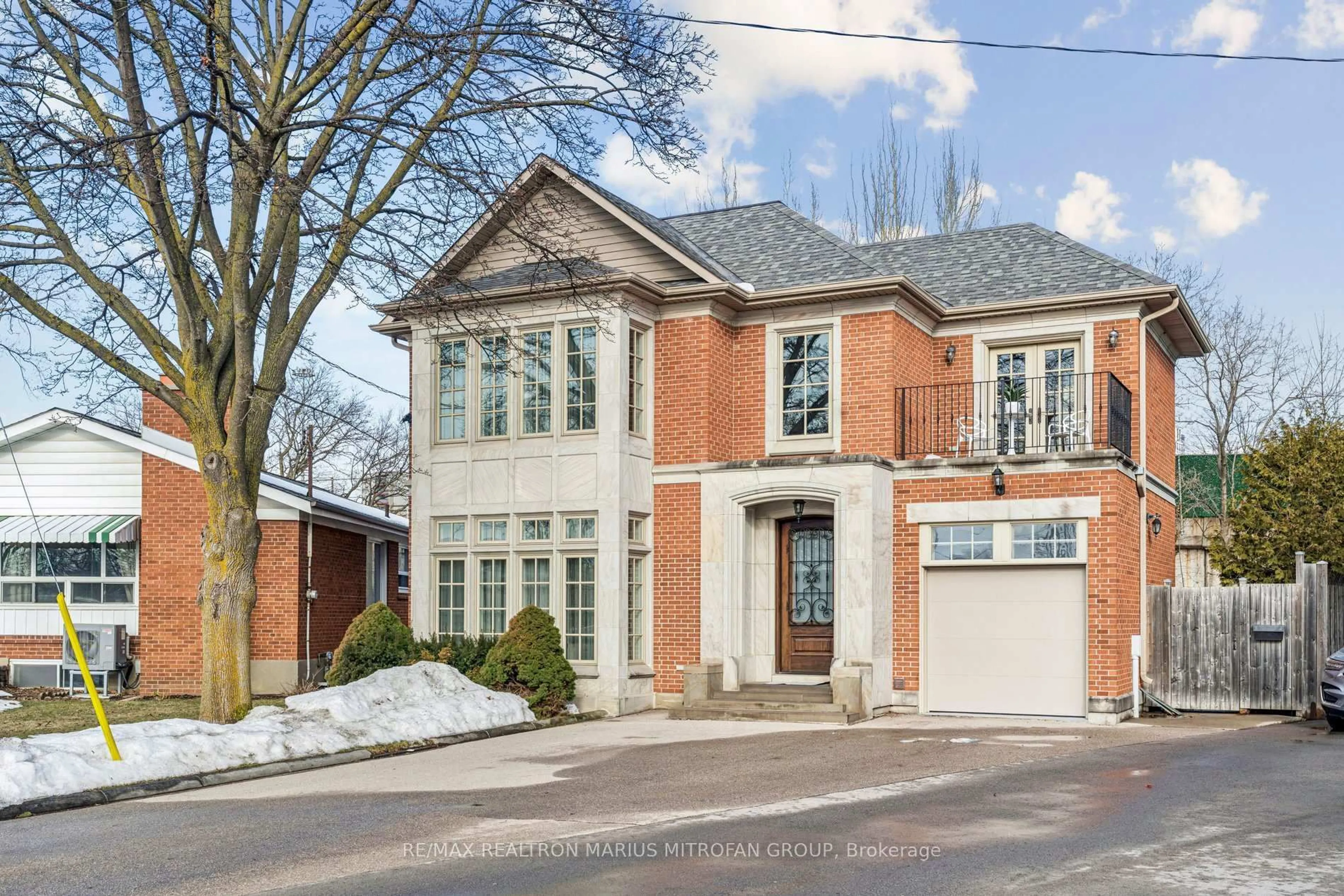 Home with brick exterior material, street for 7 Rollins Pl, Toronto Ontario M9B 3Y4