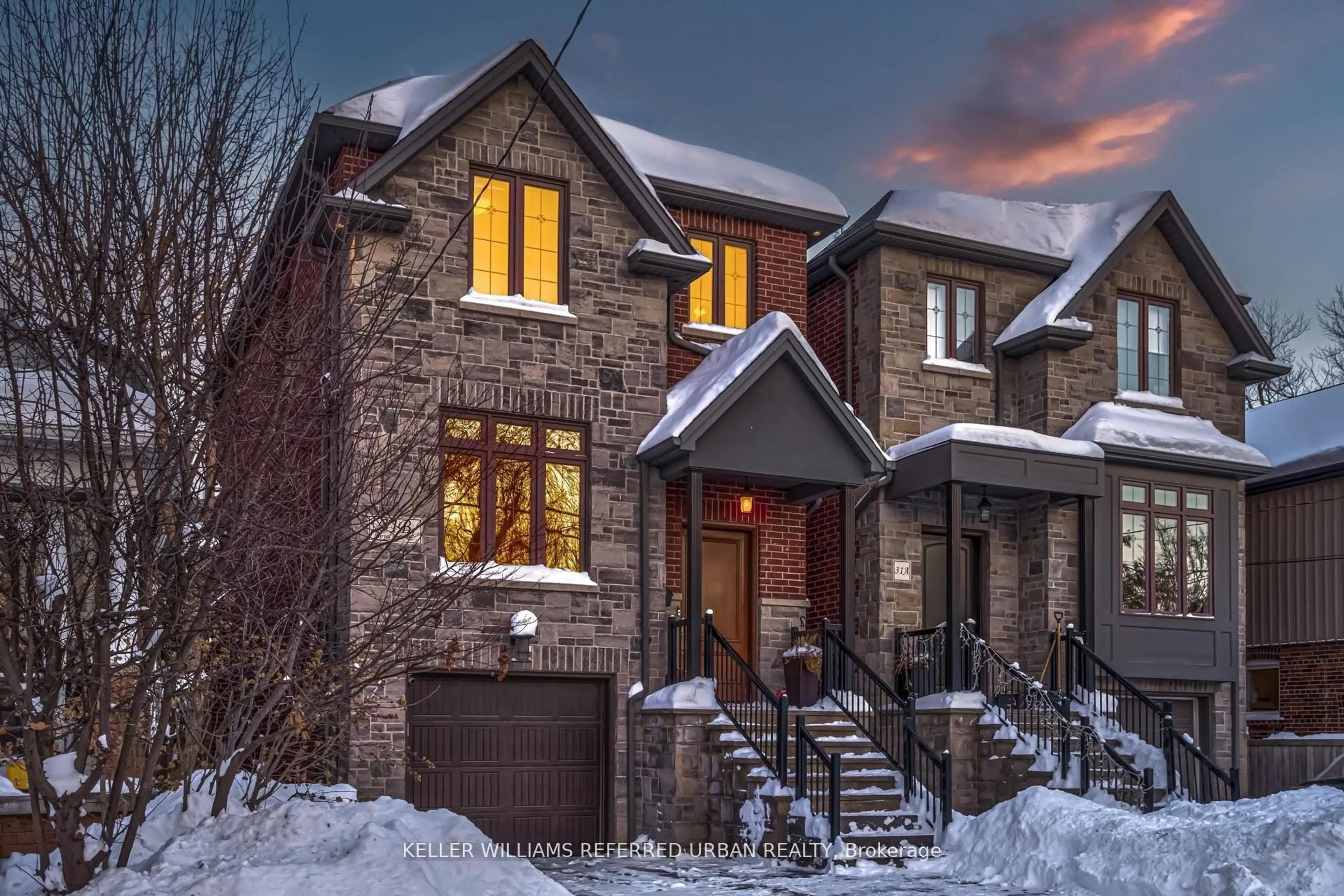 Home with brick exterior material, street for 31B Royal York Rd, Toronto Ontario M8V 2T3