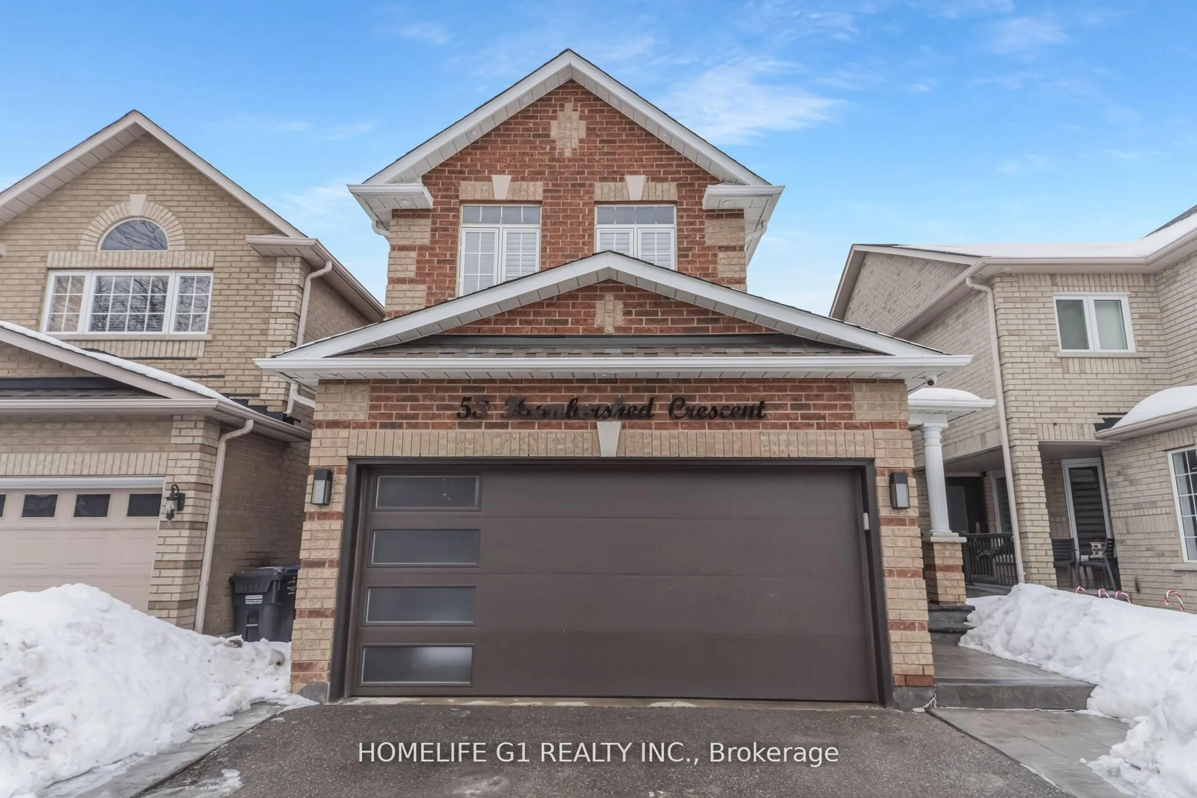 Home with brick exterior material, street for 53 Humbershed Cres, Caledon Ontario L7E 2X4
