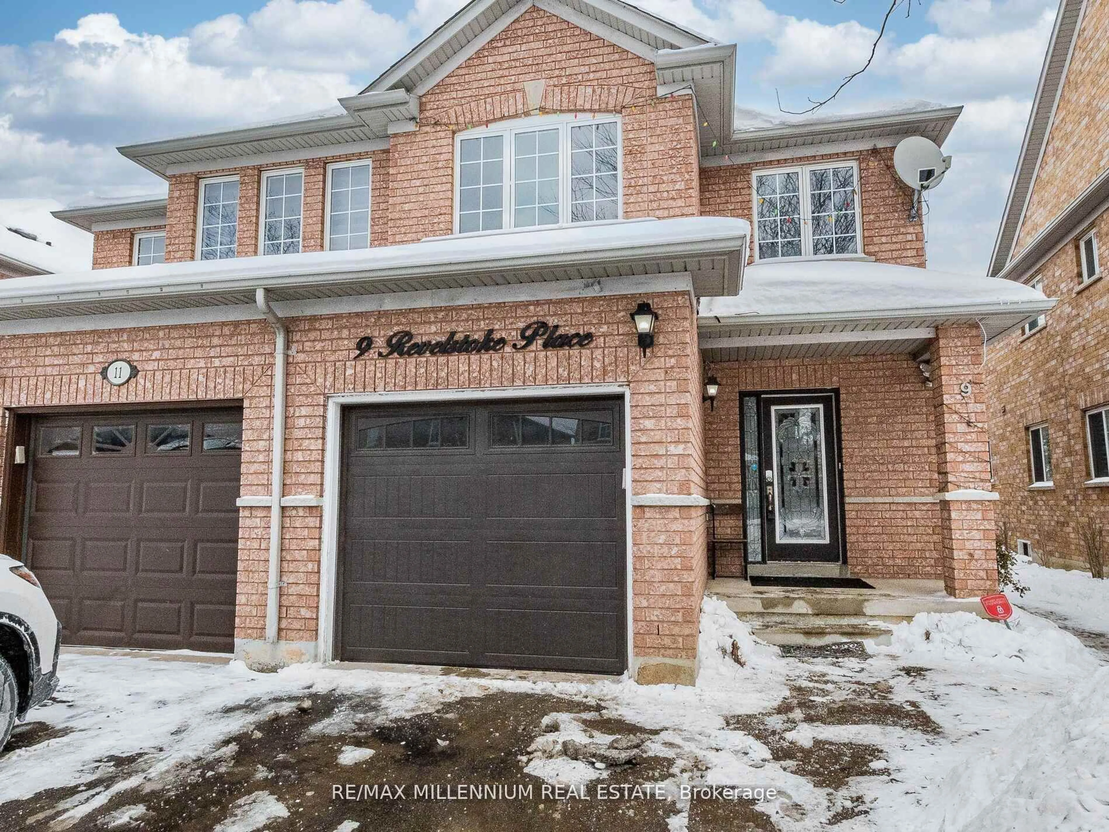 Home with brick exterior material, street for 9 Revelstoke Pl, Brampton Ontario L6R 3G3