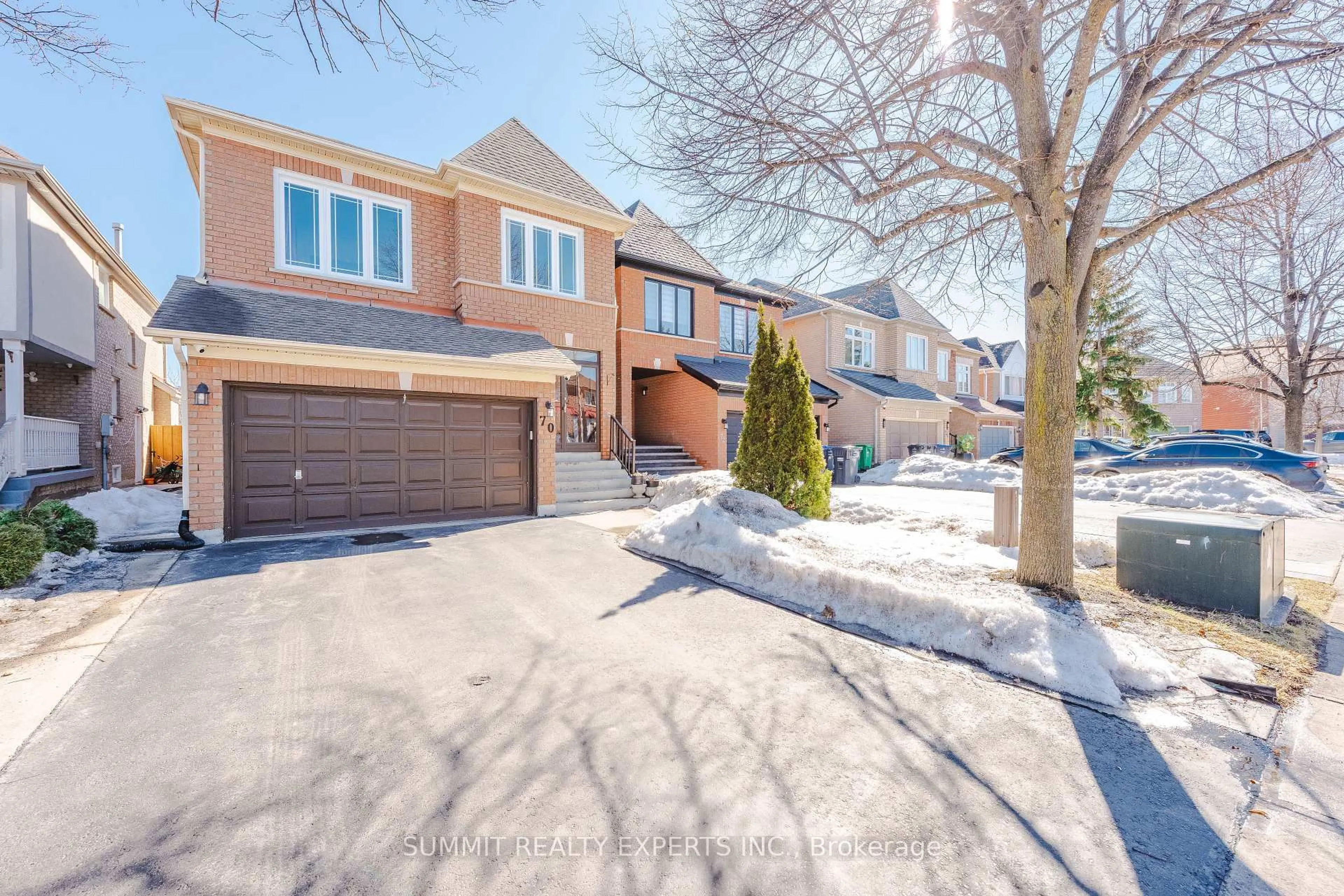 Home with brick exterior material, street for 70 Wildberry Cres, Brampton Ontario L6R 1J9