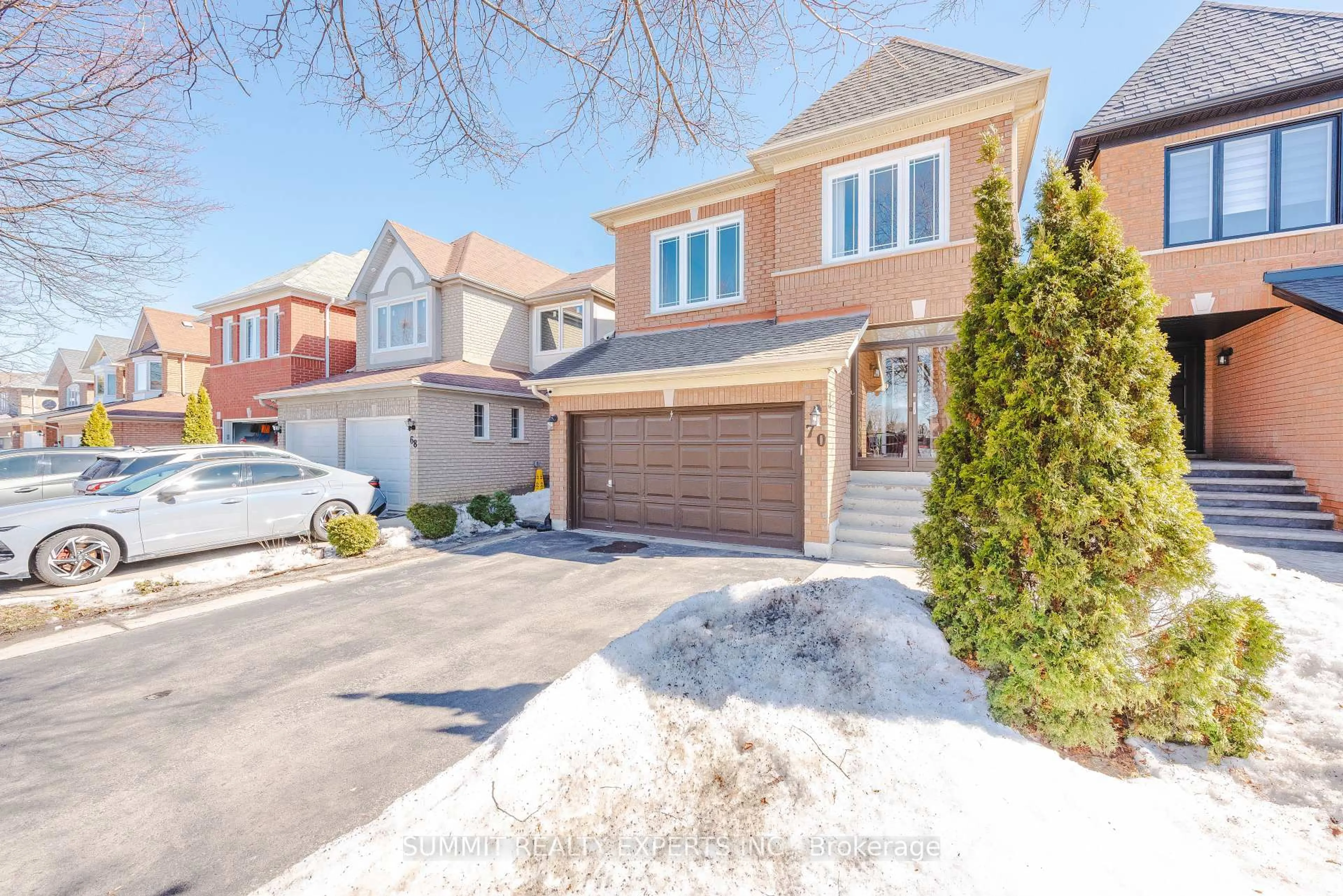 Home with brick exterior material, street for 70 Wildberry Cres, Brampton Ontario L6R 1J9