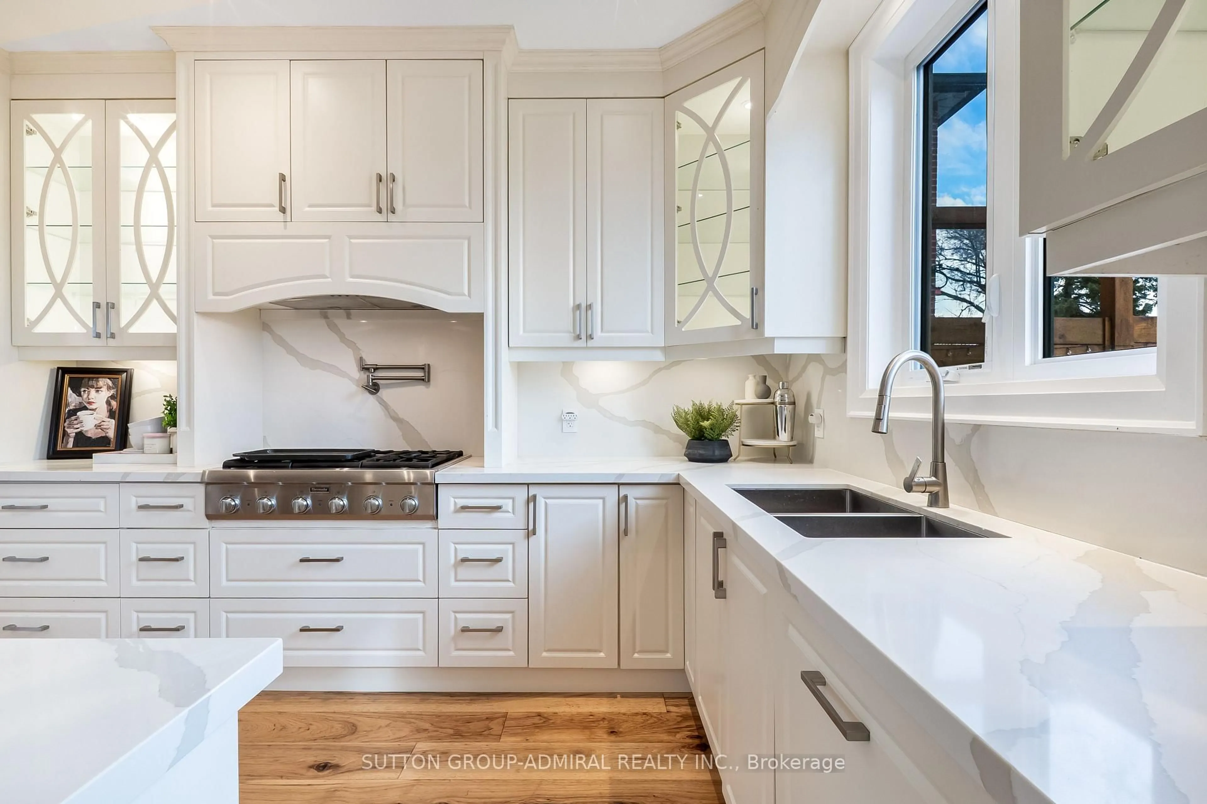 Contemporary kitchen, ceramic/tile floor for 33 Twenty First St, Toronto Ontario M8V 3L8