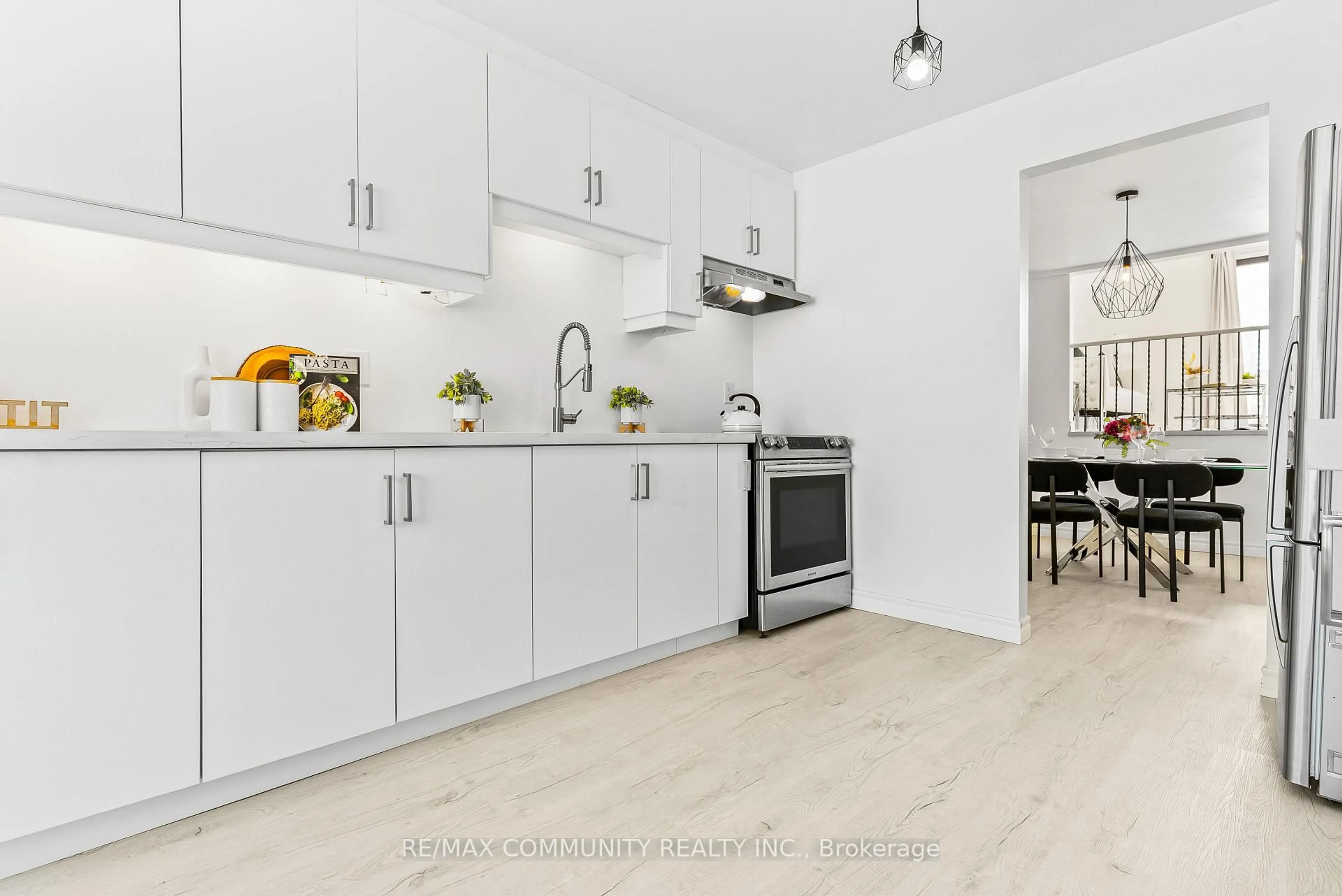 Open concept kitchen, ceramic/tile floor for 42 Kay Dr, Toronto Ontario M9V 4V6