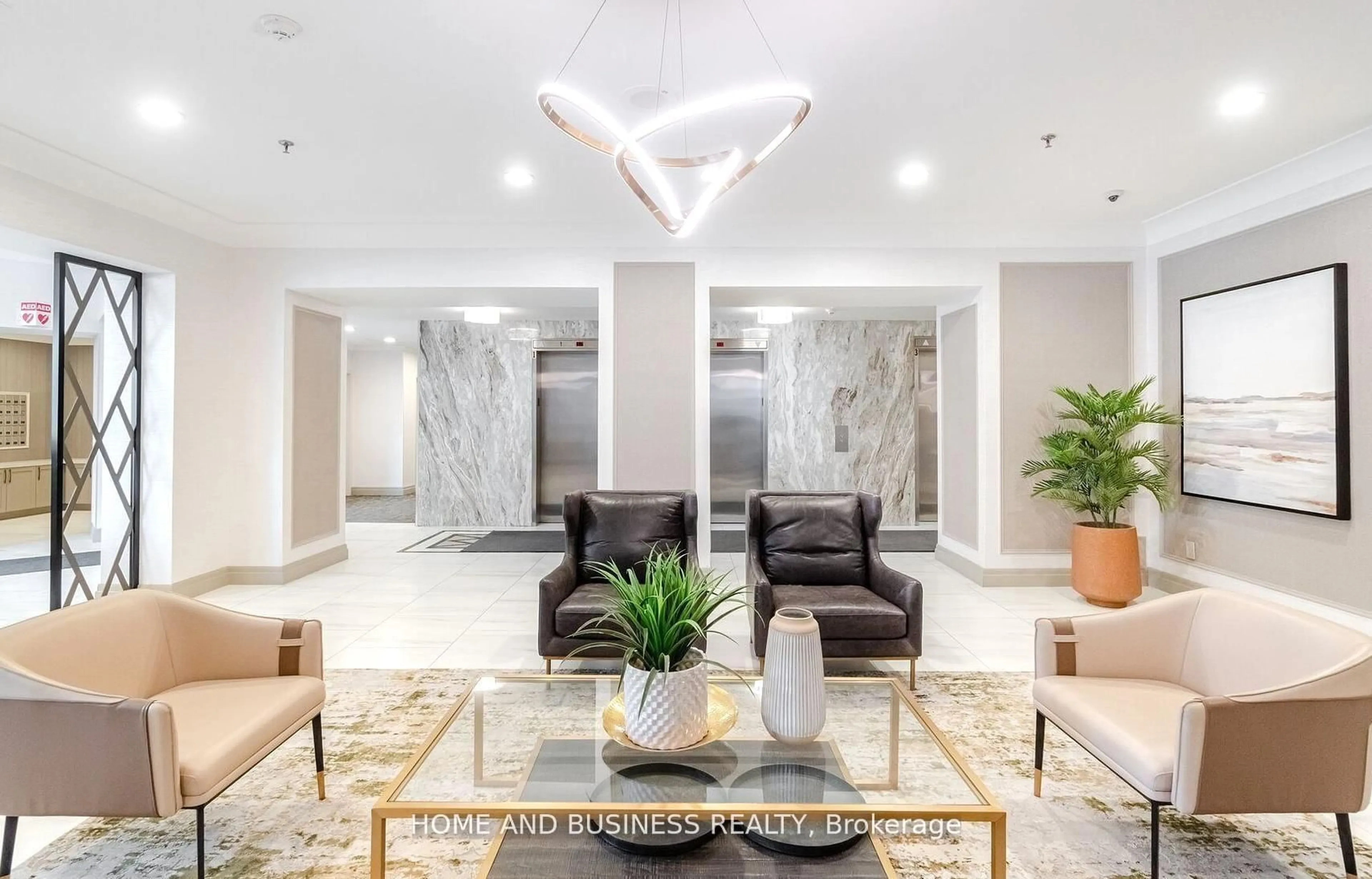 Lobby for 75 King St #706, Mississauga Ontario L5A 4G5