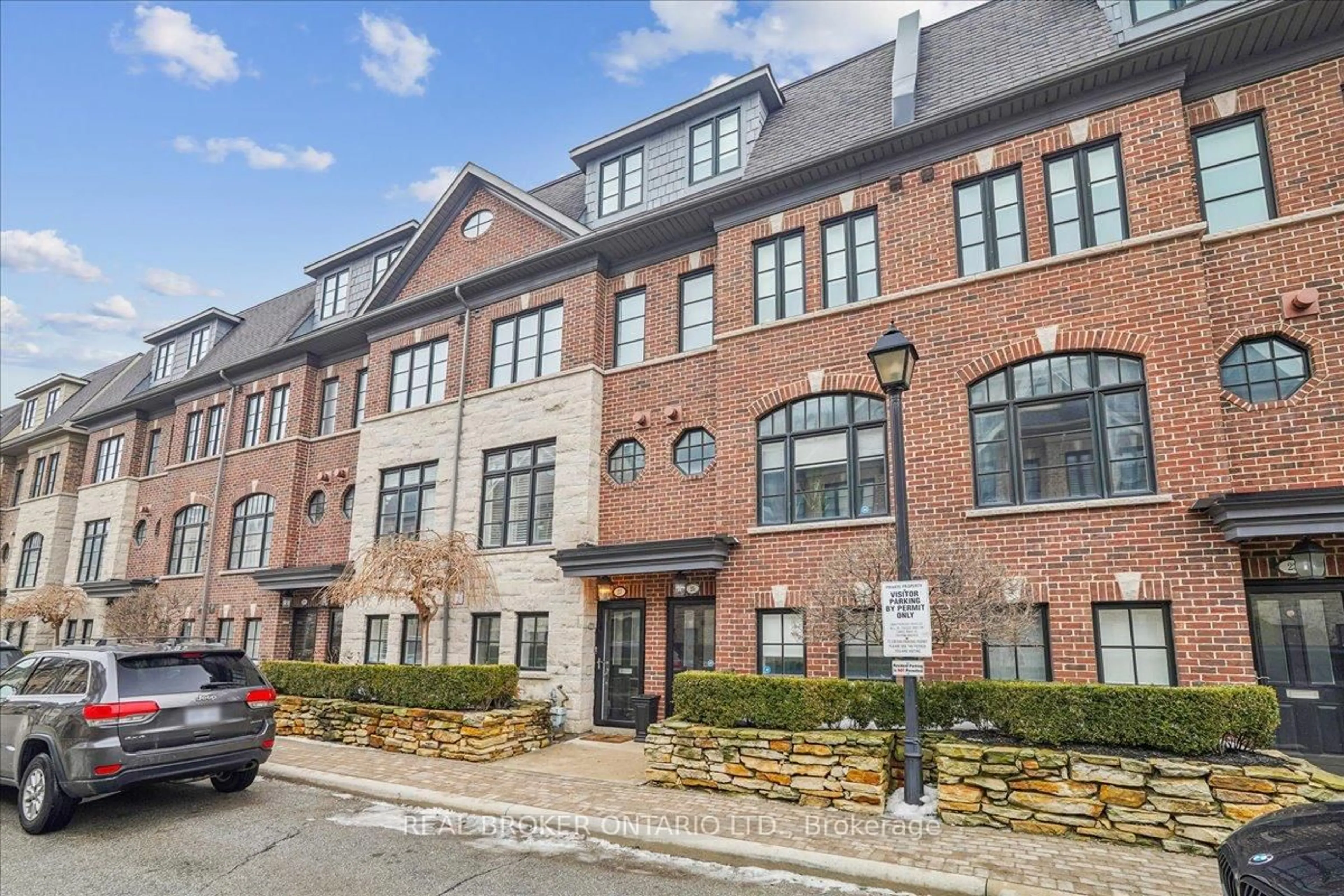 Home with brick exterior material, street for 25 Ruby Lang Lane, Toronto Ontario M8Z 0B8