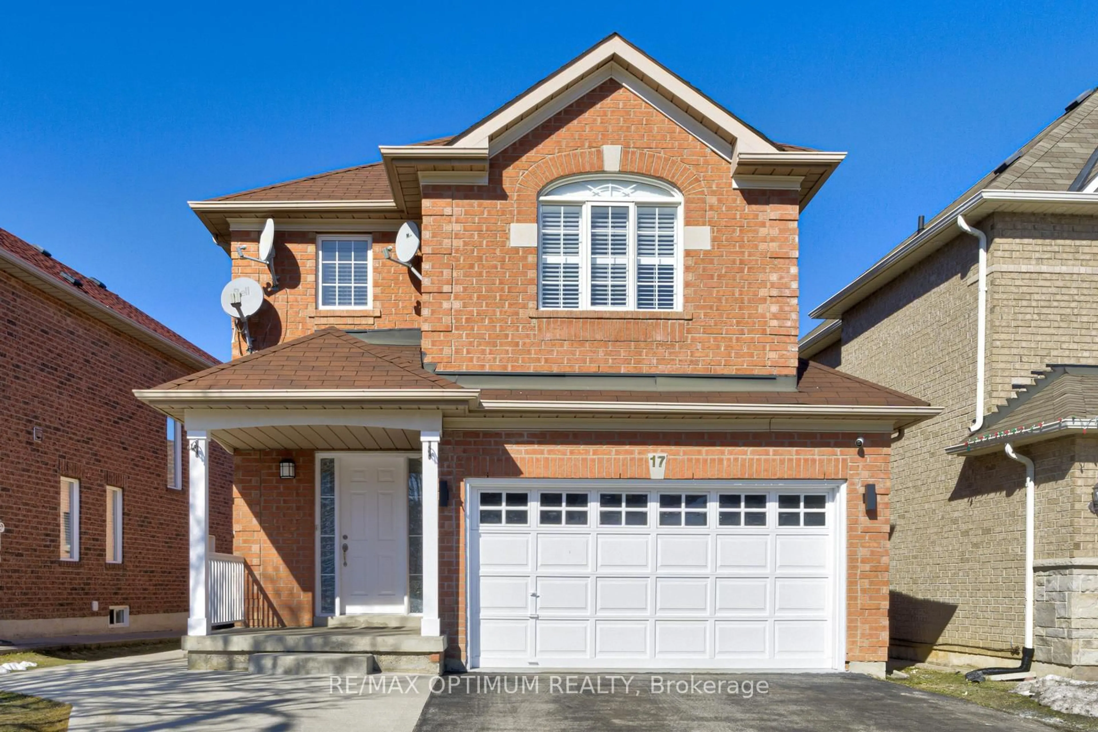 Home with brick exterior material, street for 17 Binder Twine Tr, Brampton Ontario L6X 4R2