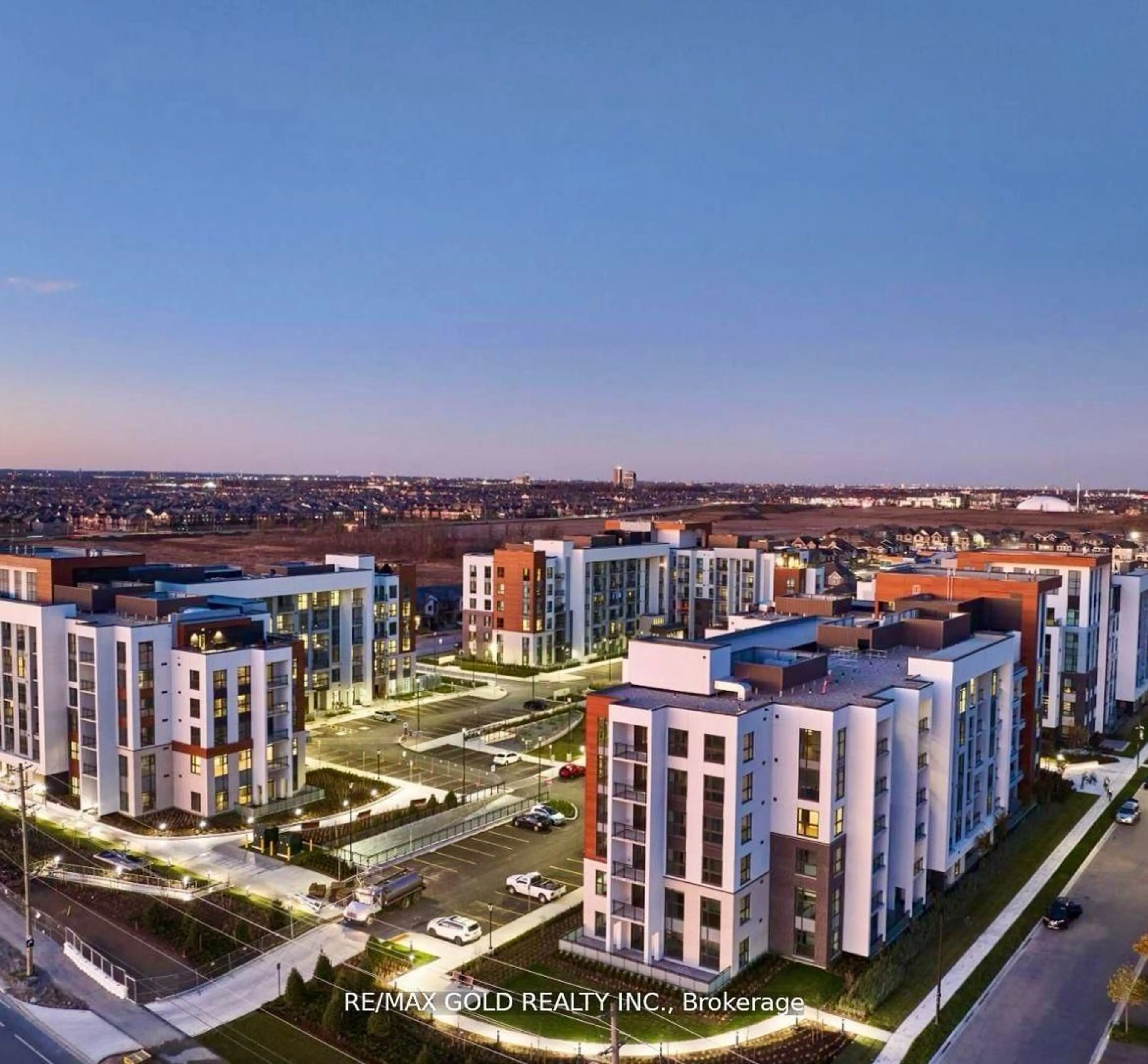 A pic from outside/outdoor area/front of a property/back of a property/a pic from drone, city buildings view from balcony for 490 Gordon Krantz Ave #423, Milton Ontario L9E 1Z5