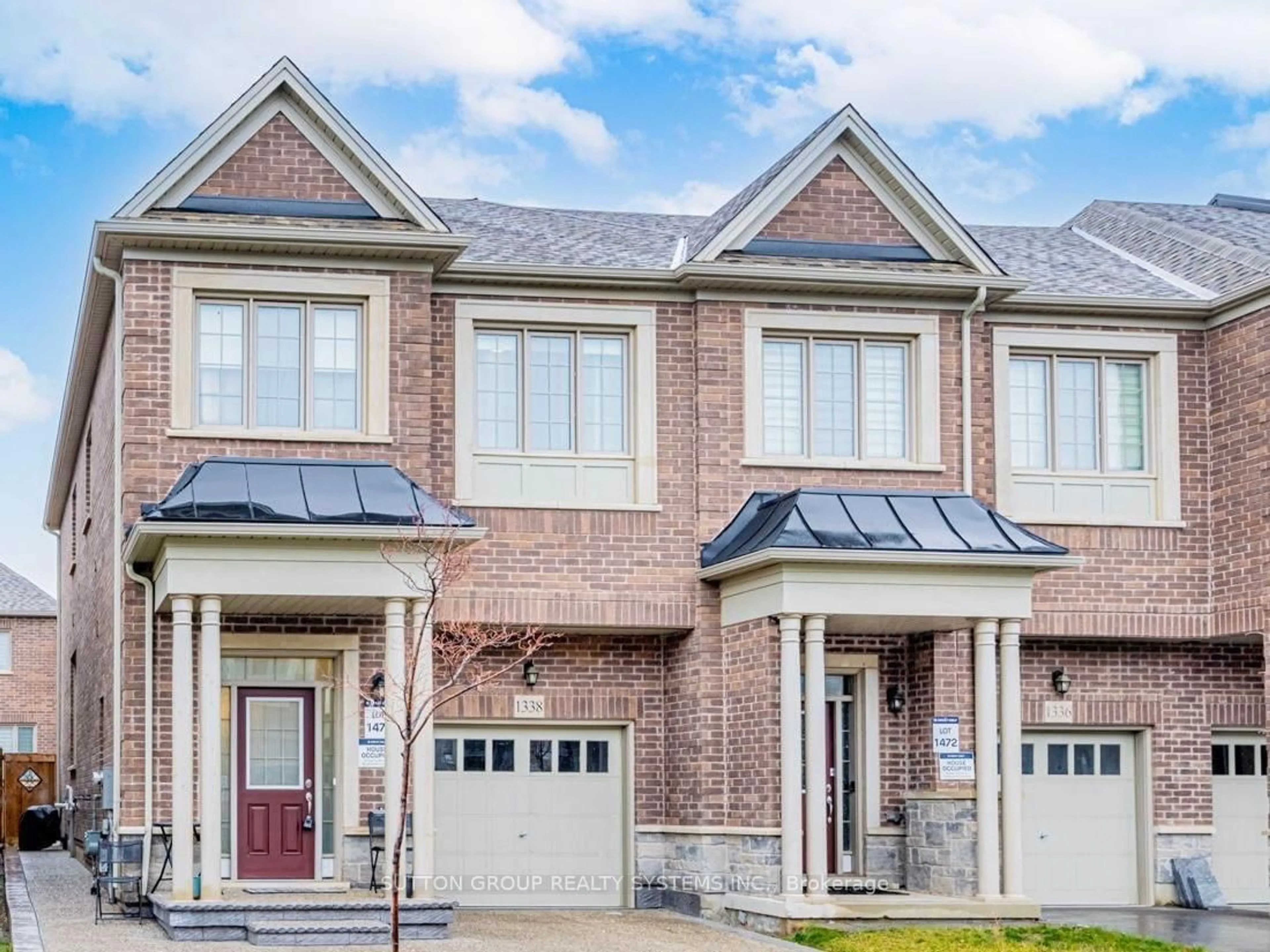 Home with brick exterior material, street for 1338 Restivo Line, Milton Ontario L9E 1K2