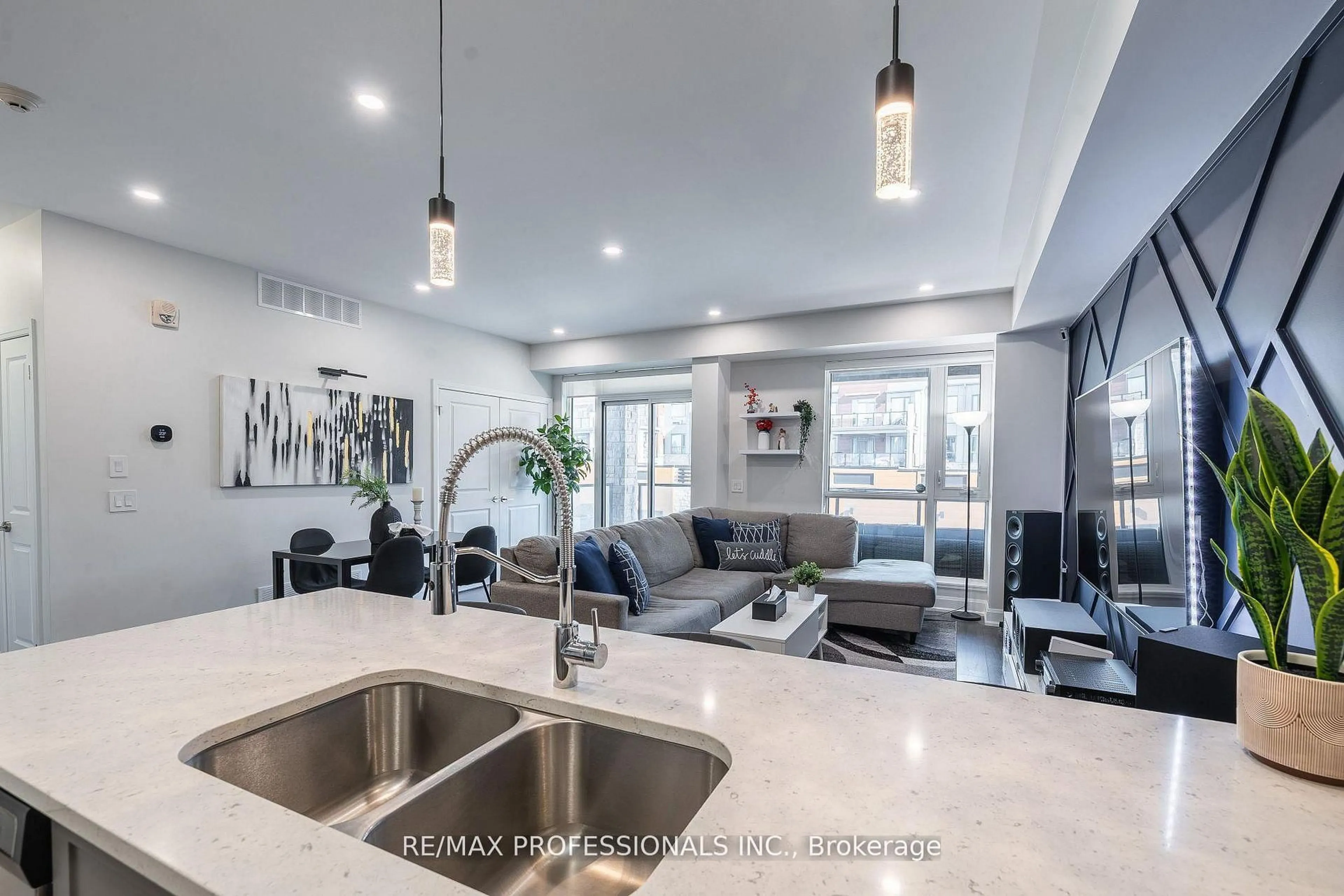 Open concept kitchen, unknown for 2393 Bronte Rd #208, Oakville Ontario L6M 1P5