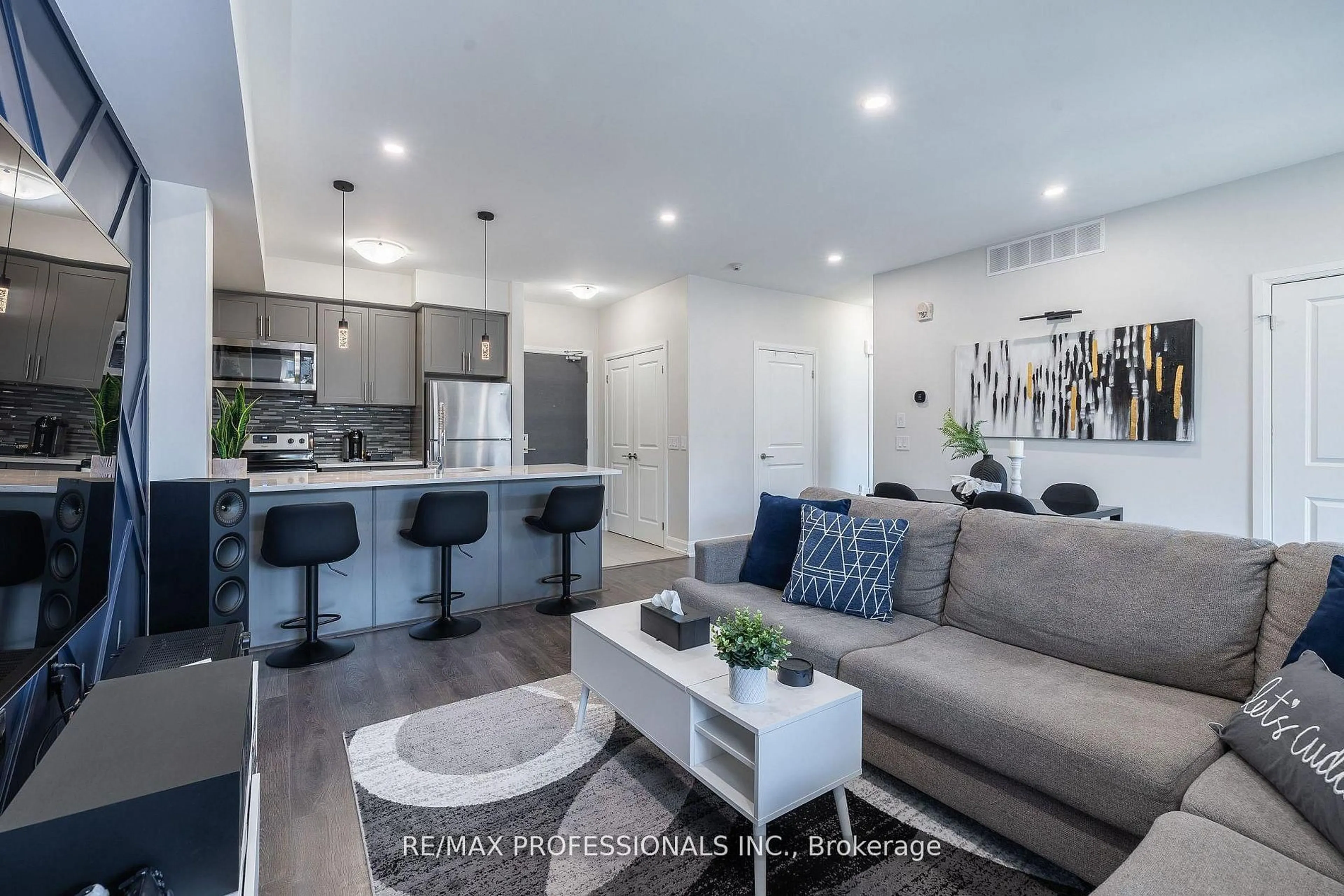 Open concept kitchen, unknown for 2393 Bronte Rd #208, Oakville Ontario L6M 1P5