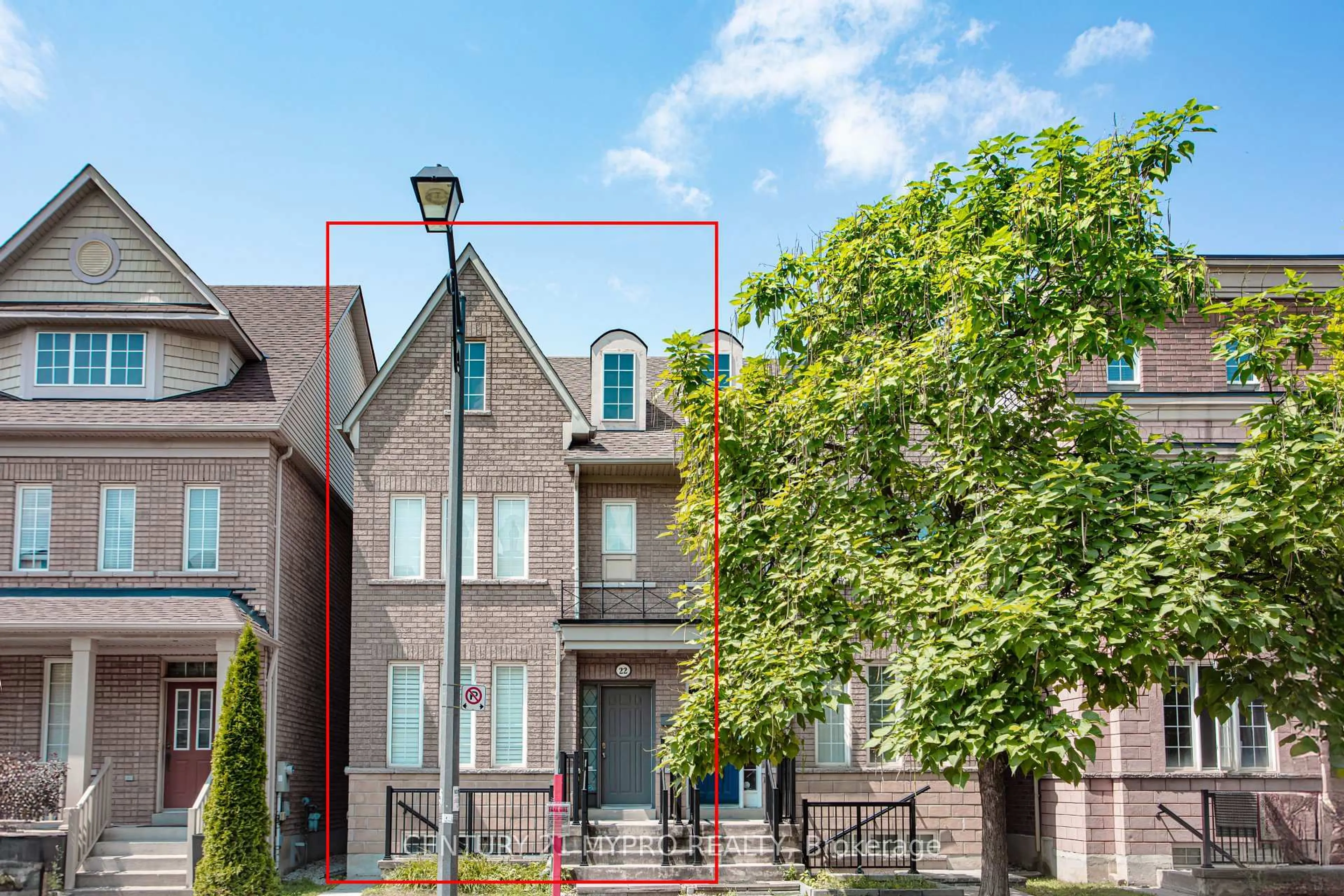 Home with brick exterior material, street for 22 Mansur Terr, Toronto Ontario M3J 3R1