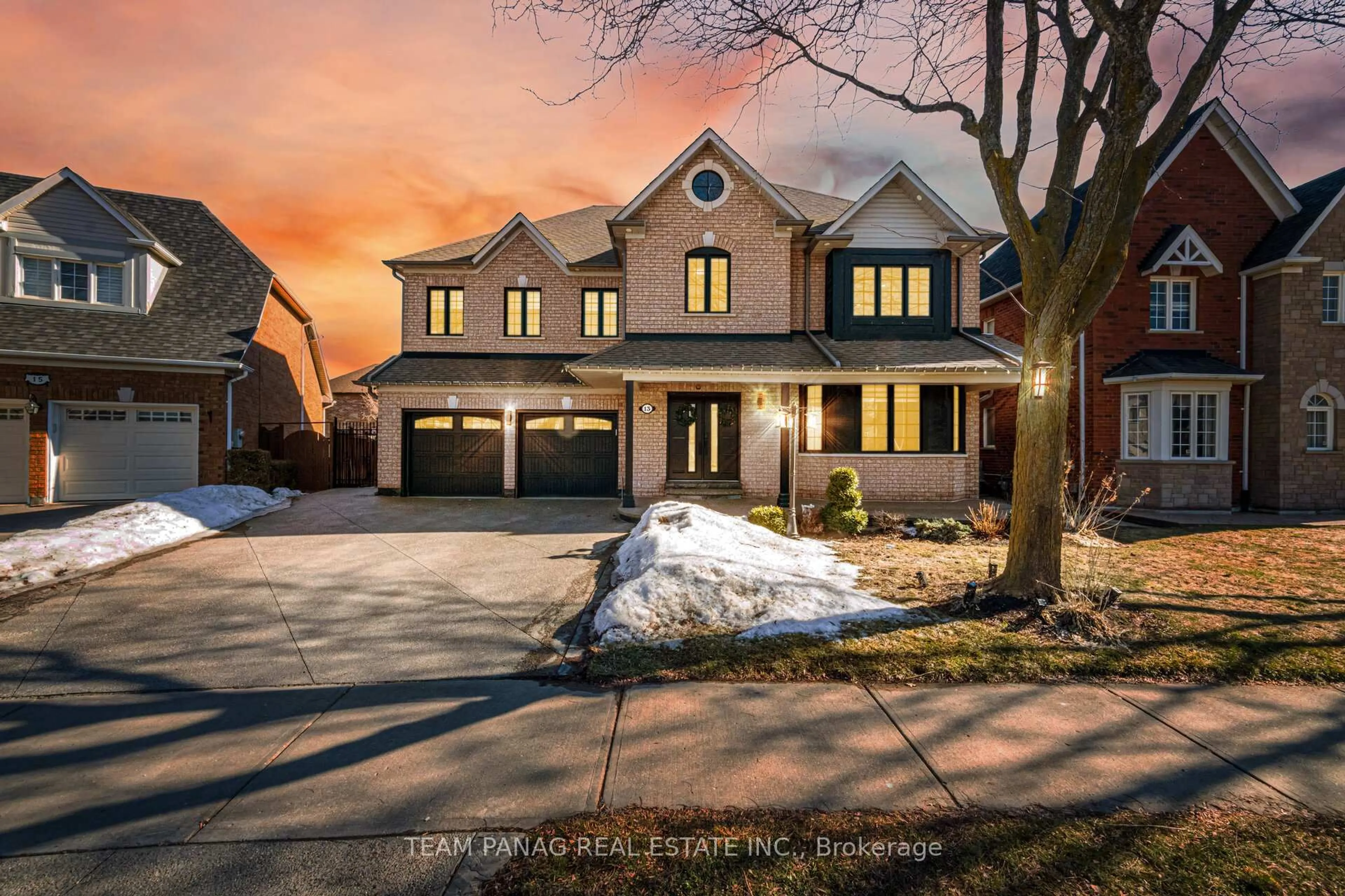 Home with brick exterior material, street for 13 Donwoods Crt, Brampton Ontario L6P 1C5