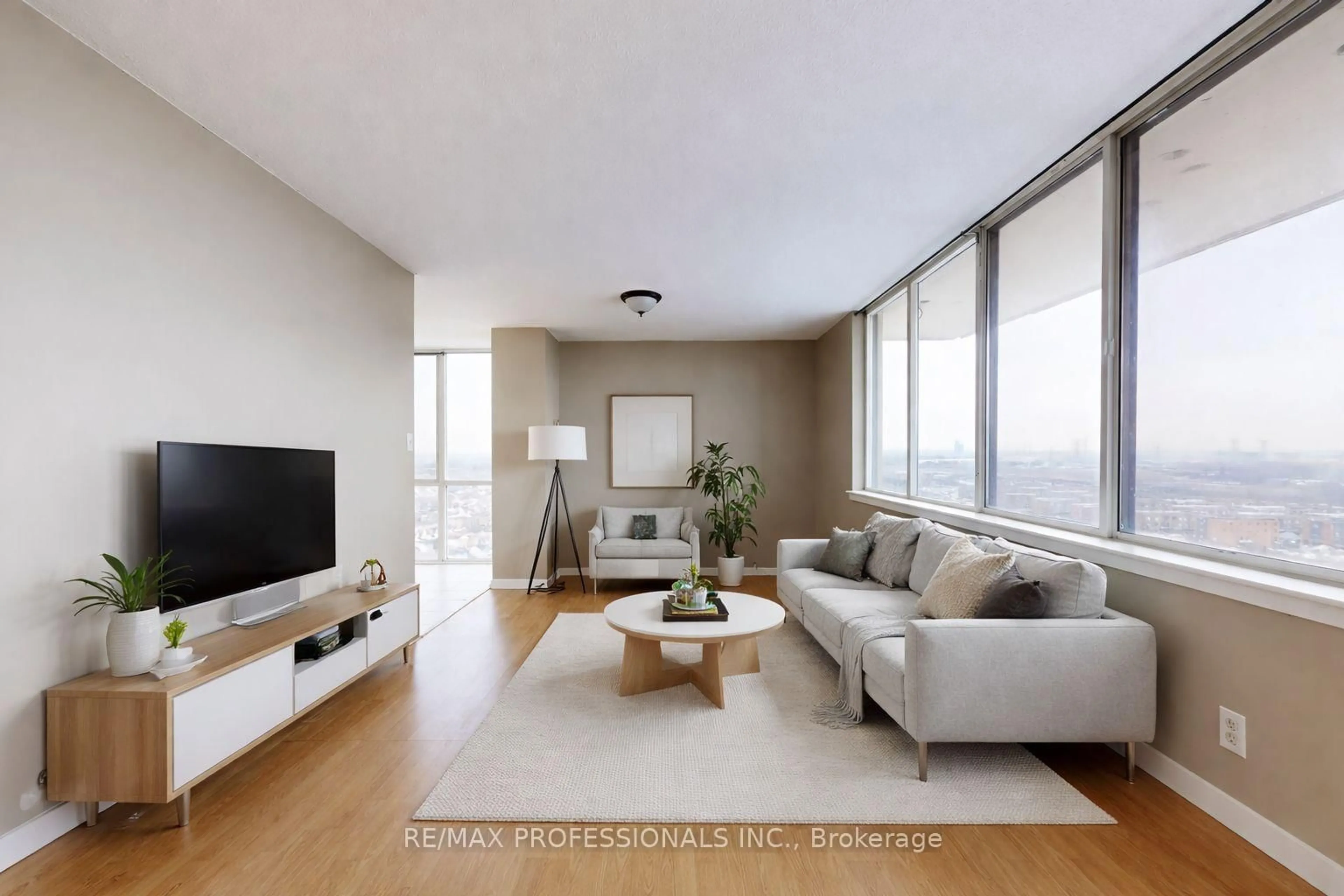 Living room with furniture, unknown for 10 Markbrook Lane #1911, Toronto Ontario M9V 5E3