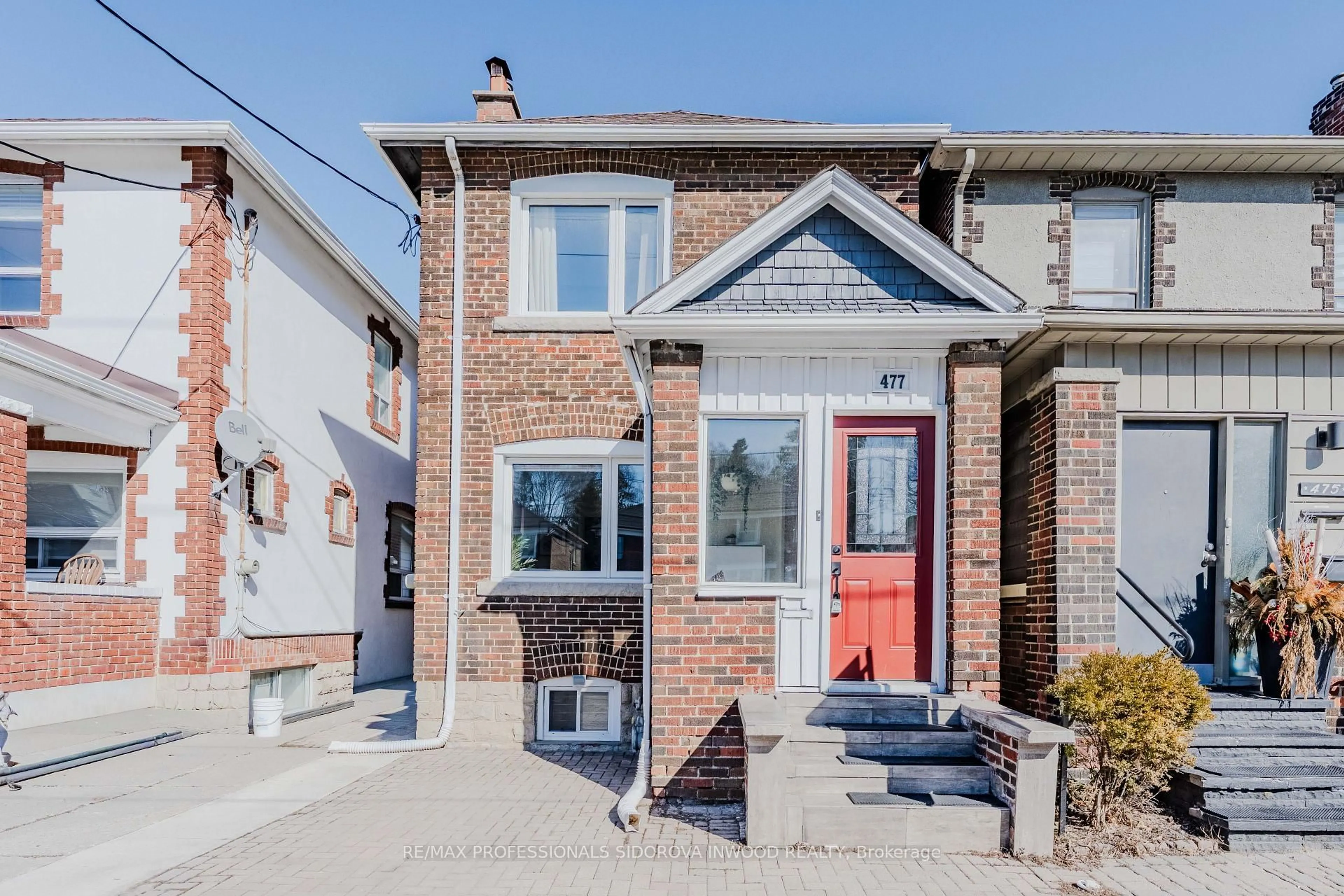 Home with brick exterior material, street for 477 Jane St, Toronto Ontario M6S 4A1