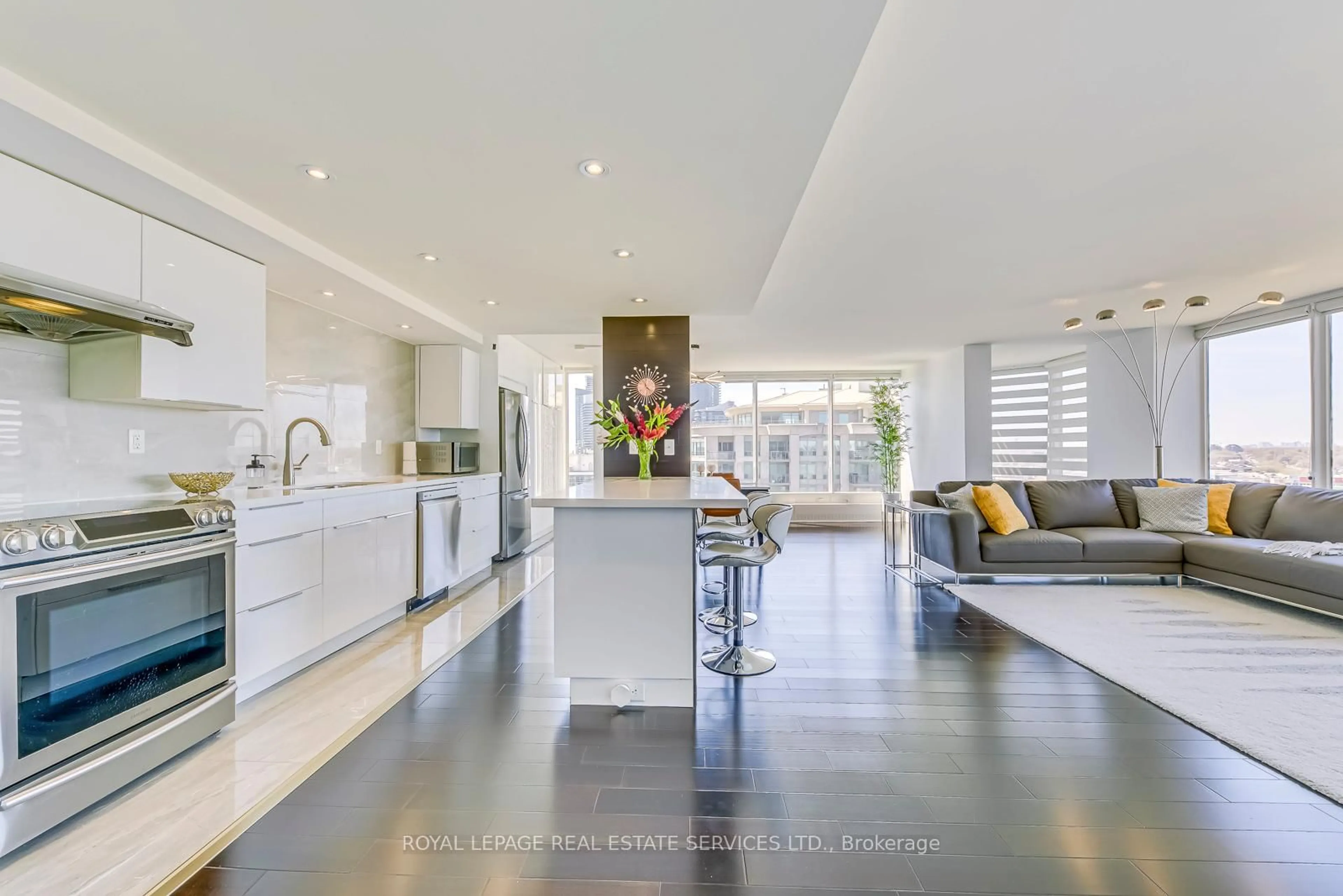 Contemporary kitchen, unknown for 2045 Lake Shore Blvd #1607, Toronto Ontario M8V 2Z6