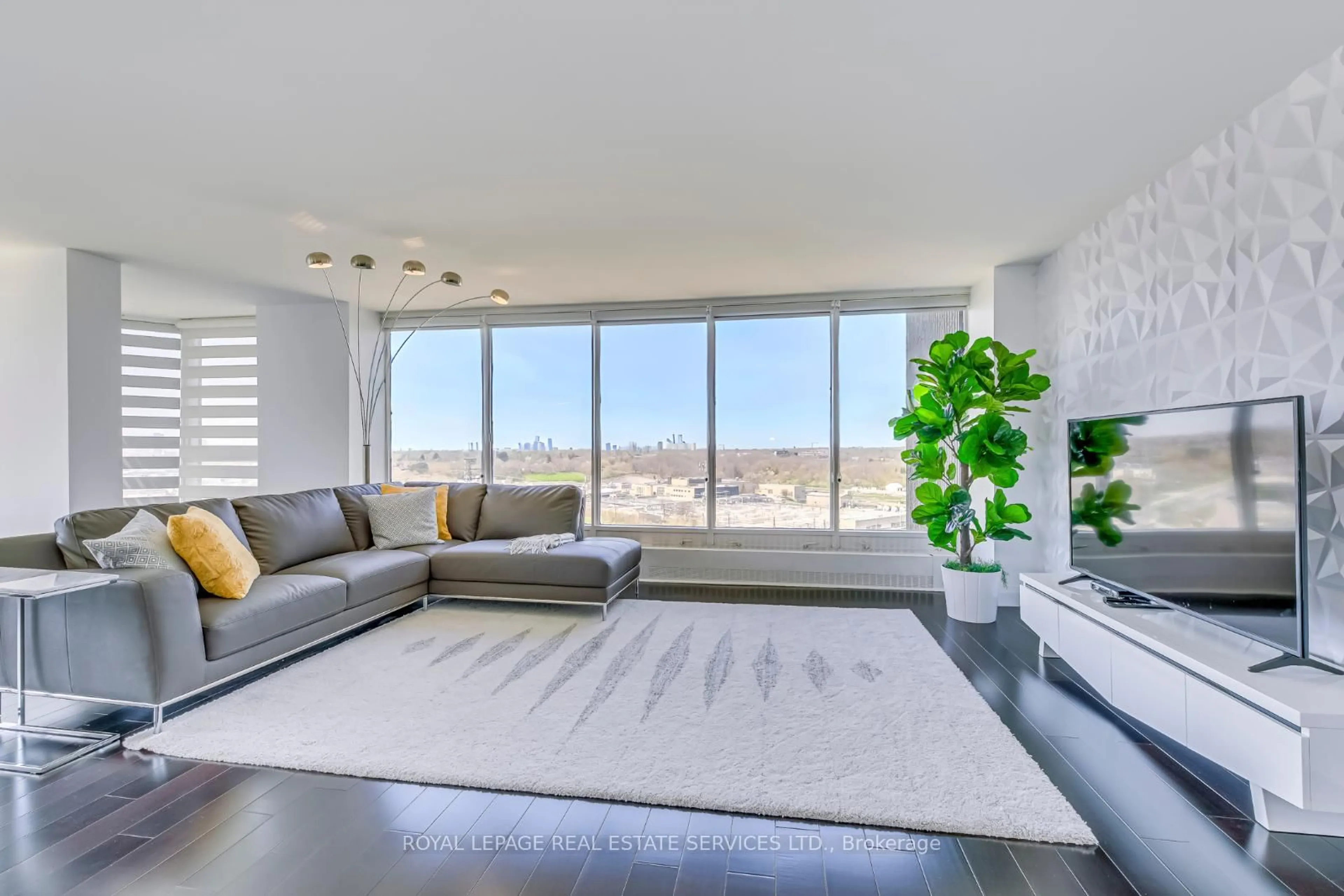 Living room with furniture, unknown for 2045 Lake Shore Blvd #1607, Toronto Ontario M8V 2Z6