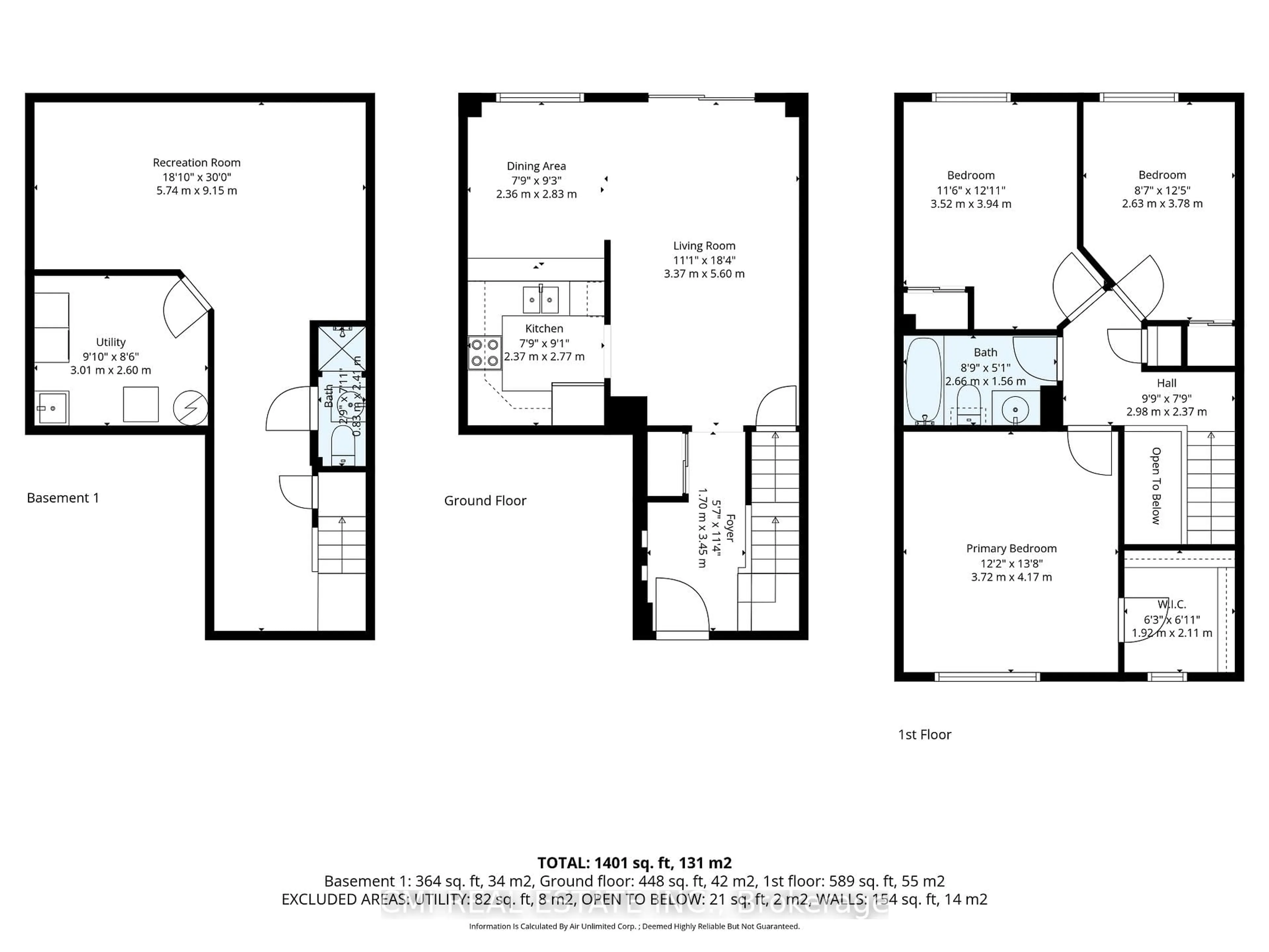 Floor plan for 1538 Lancaster Dr #116, Oakville Ontario L6H 2Z3