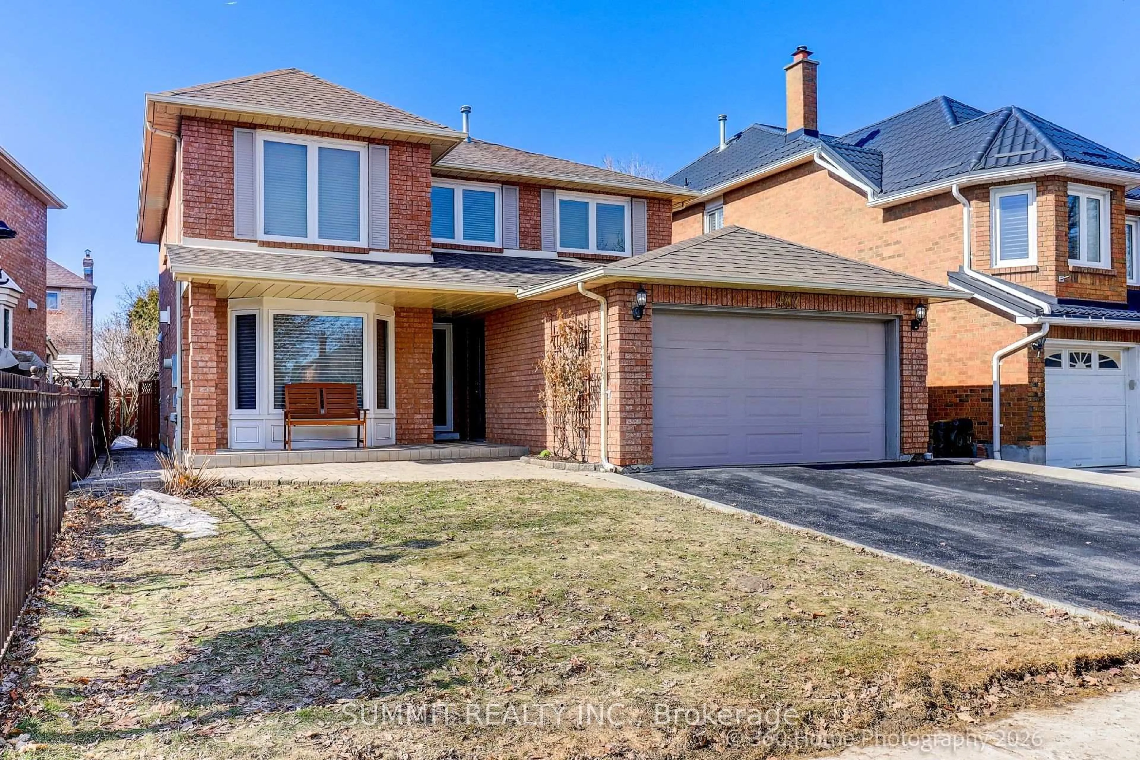 Home with brick exterior material, street for 487 Bud Gregory Blvd, Mississauga Ontario L4Z 2K7