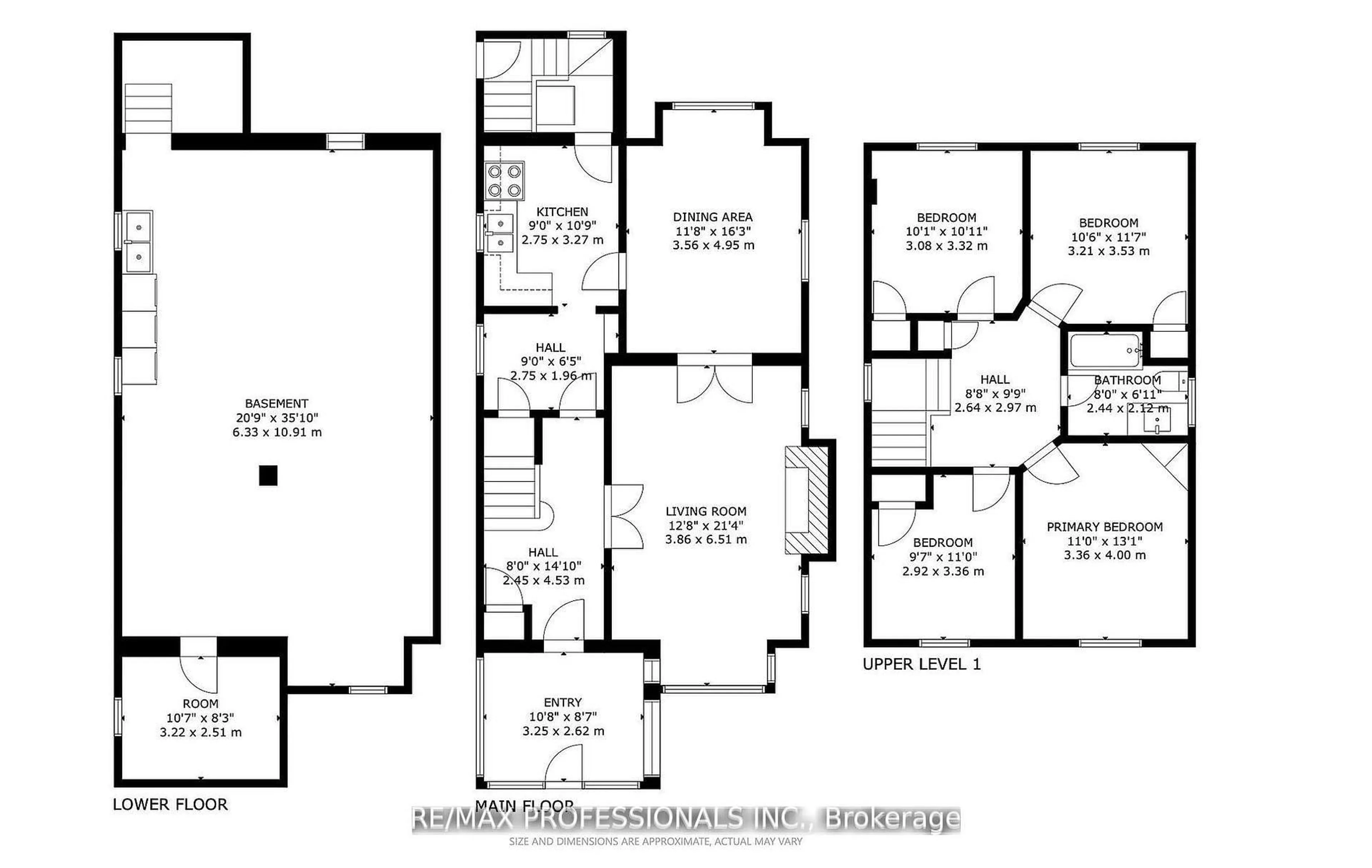 Floor plan for 24 Queens Ave, Toronto Ontario M8V 2N1