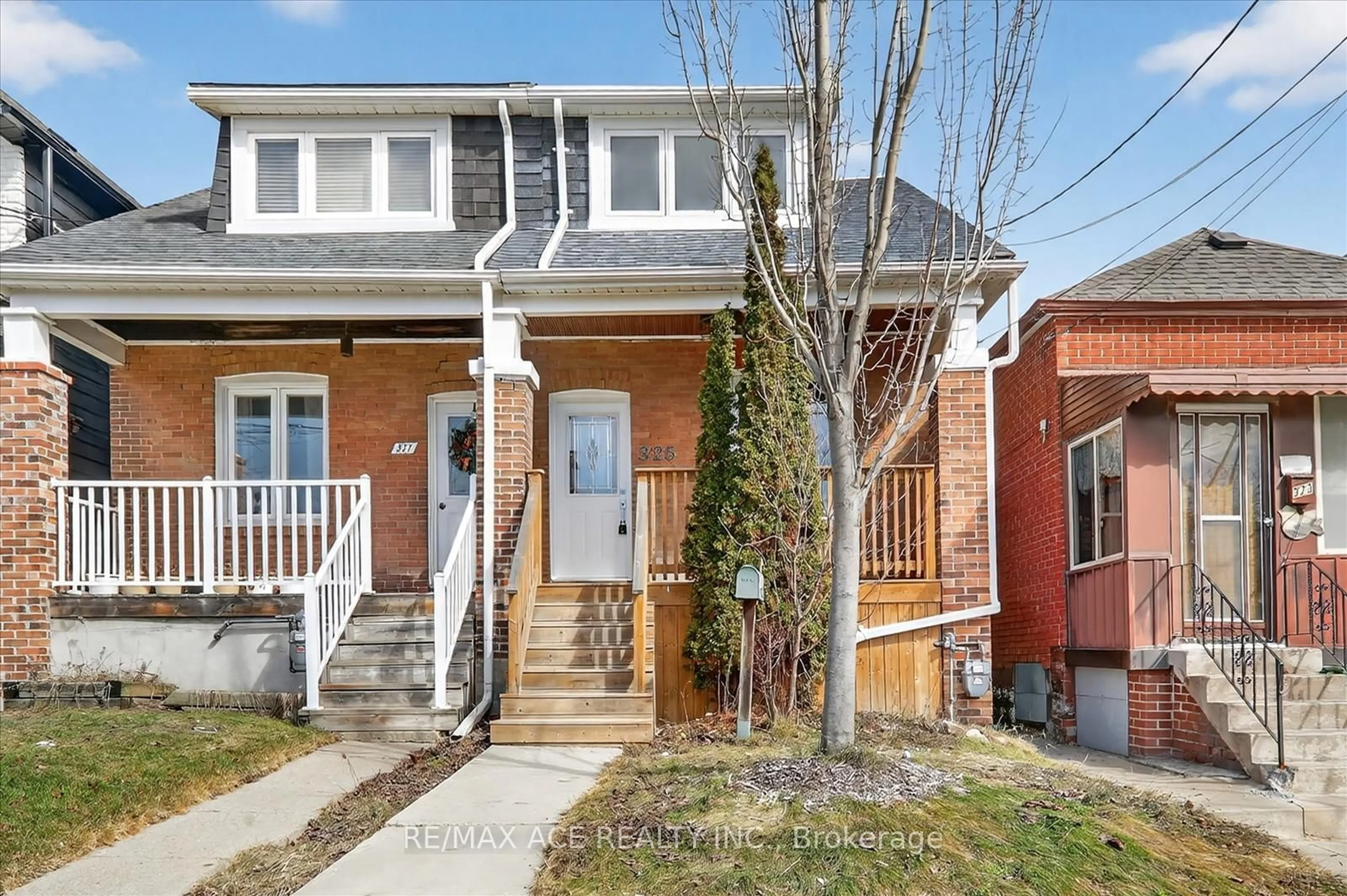 Home with brick exterior material, street for 325 Boon Ave, Toronto Ontario M6E 4A4
