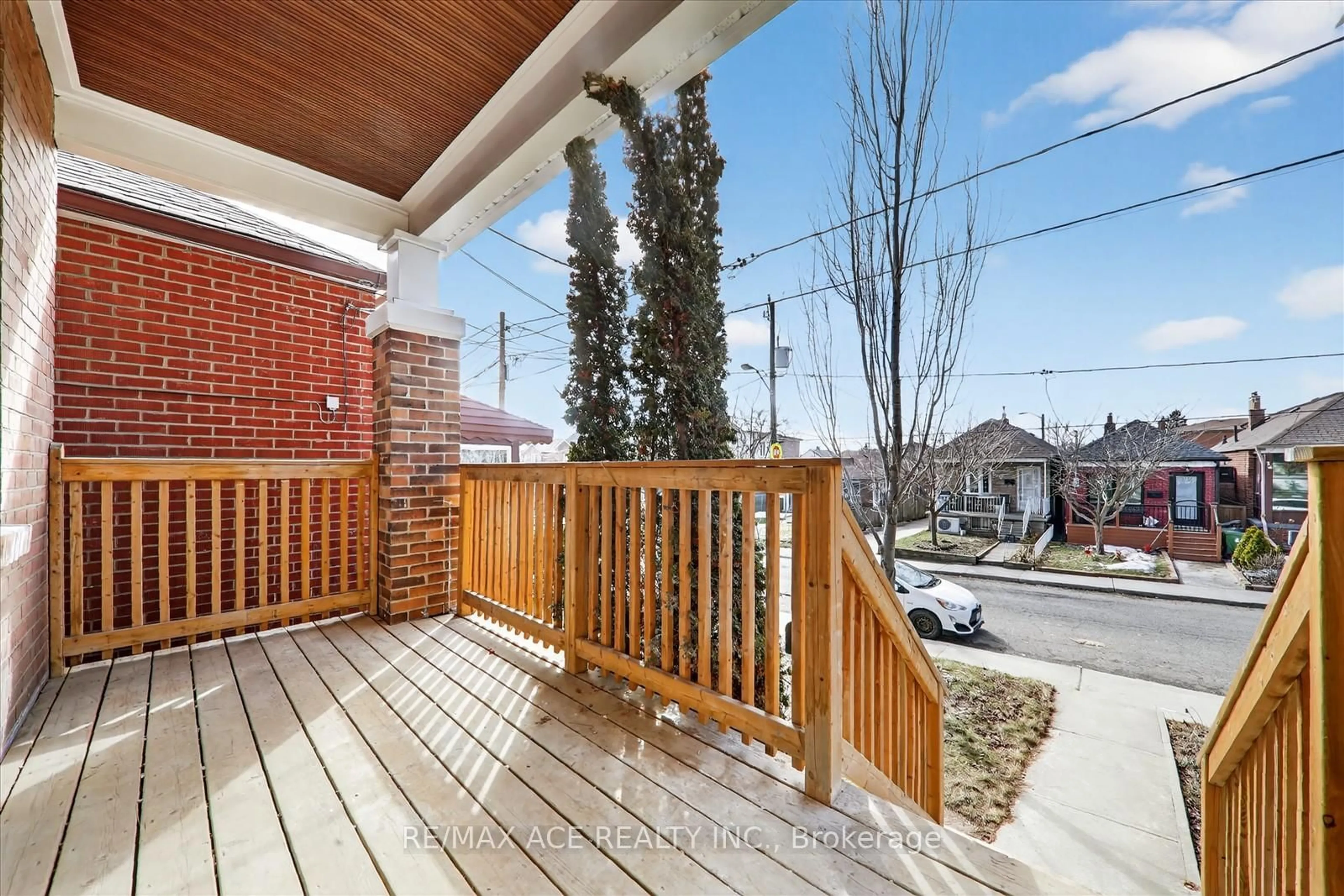 Patio, street for 325 Boon Ave, Toronto Ontario M6E 4A4