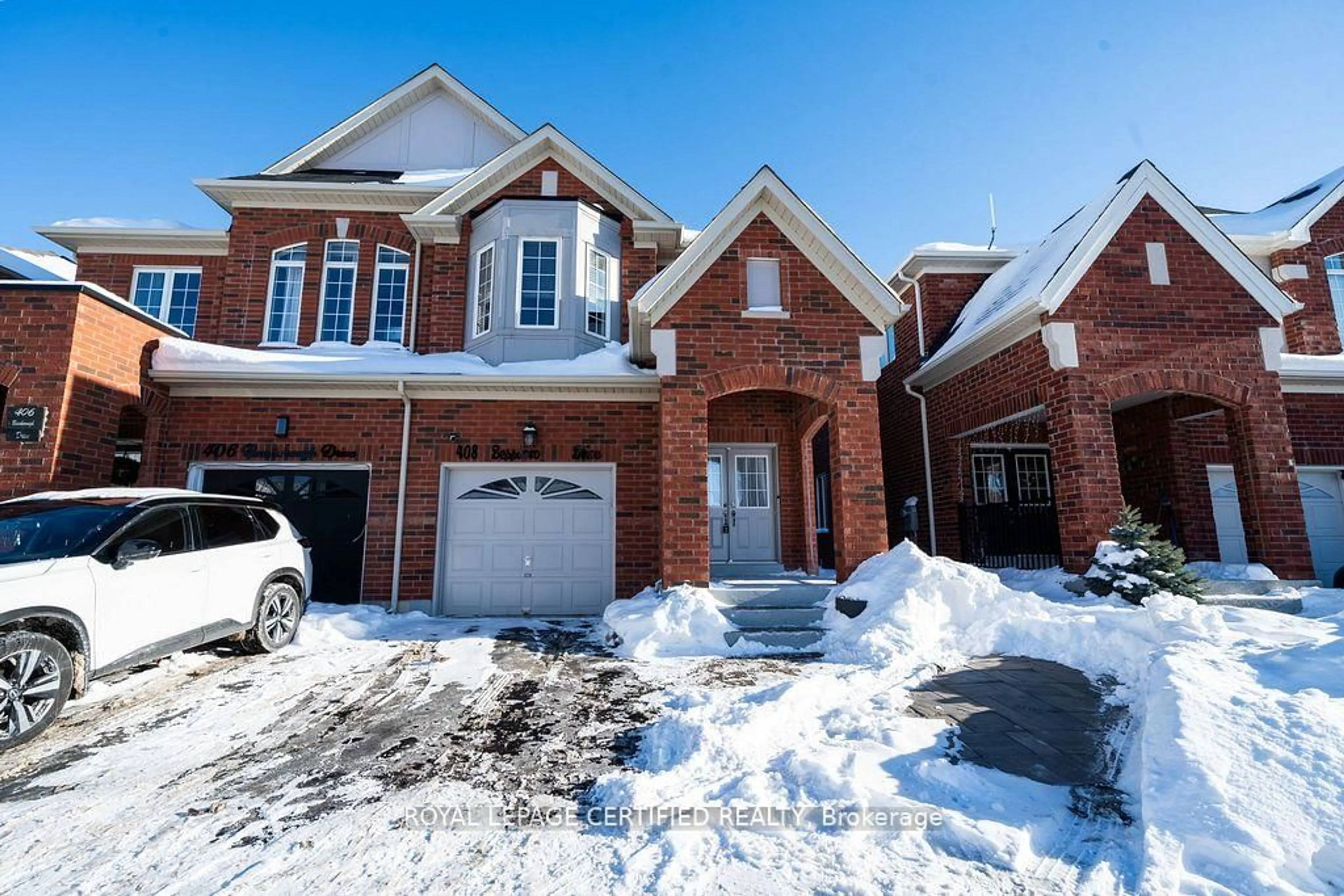 Home with brick exterior material, street for 408 Bessborough Dr, Milton Ontario L9T 8P8