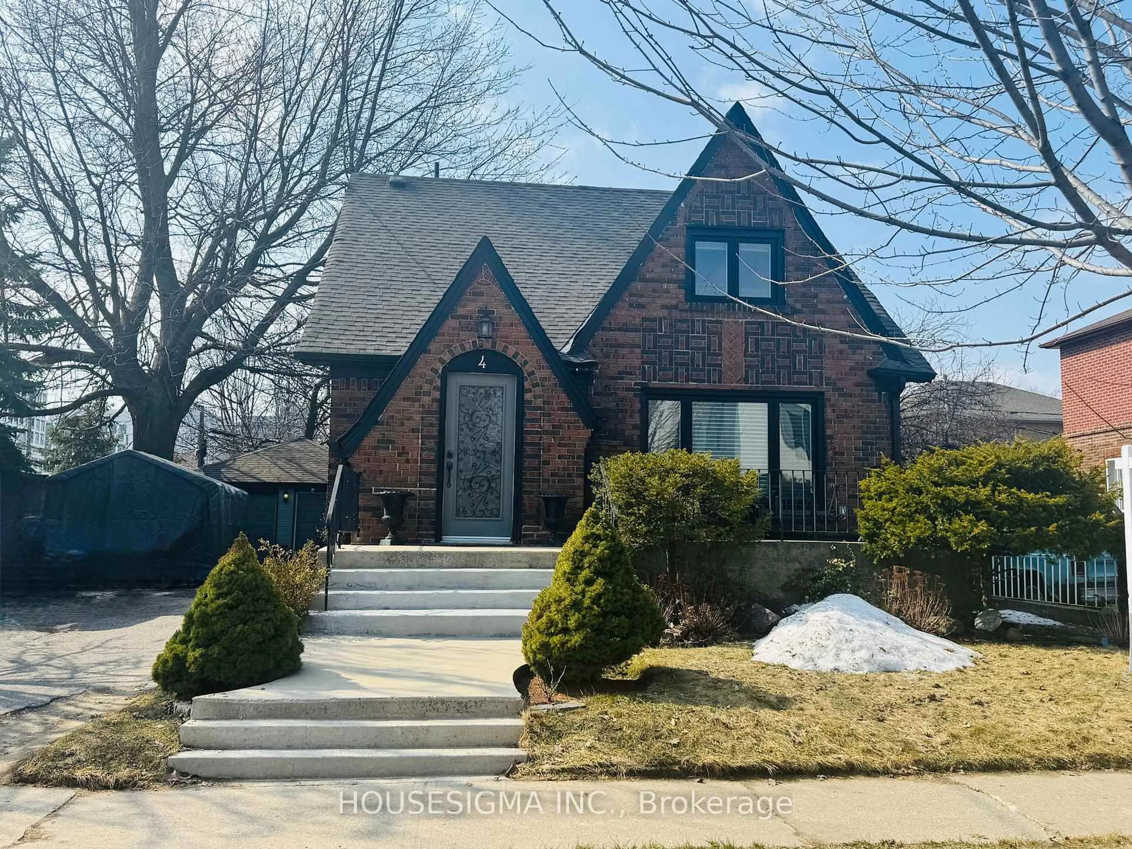 Home with brick exterior material, street for 4 Parker Ave, Toronto Ontario M8Z 4L5