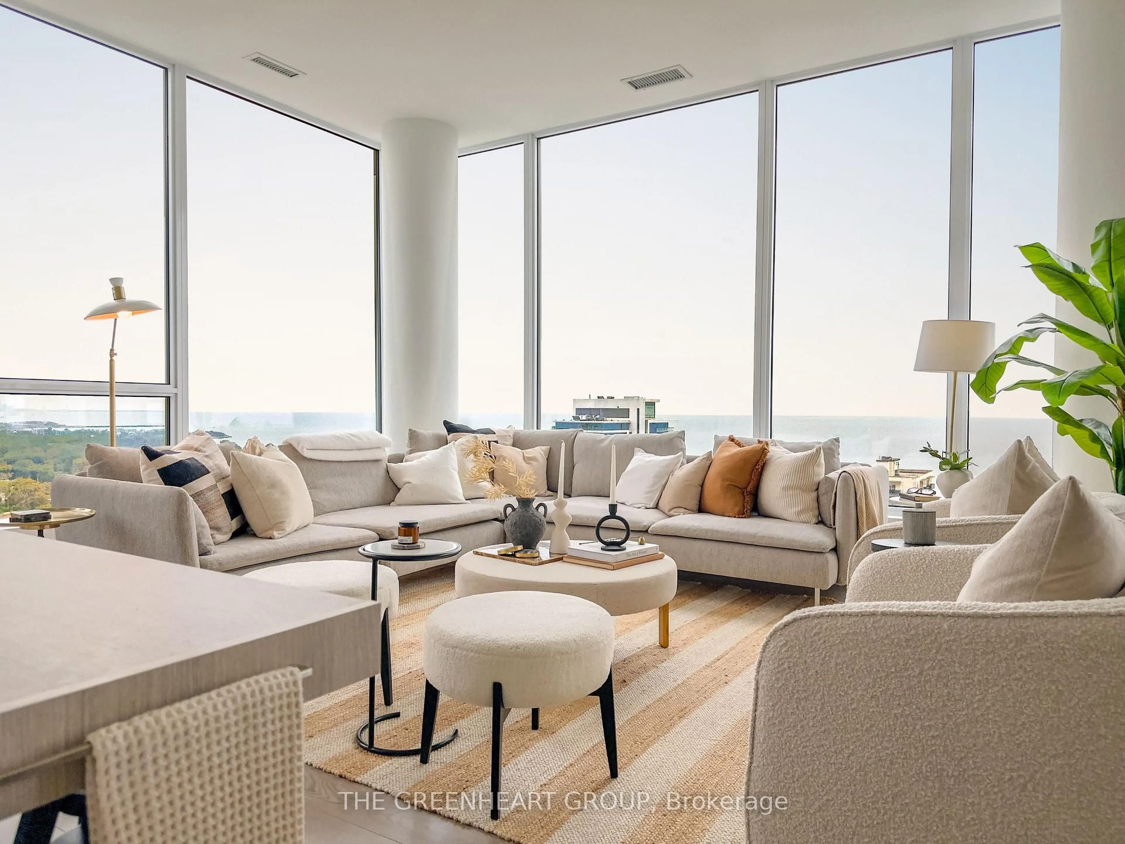 Living room with furniture, unknown for 28 Ann St #1802, Mississauga Ontario L5G 0E1