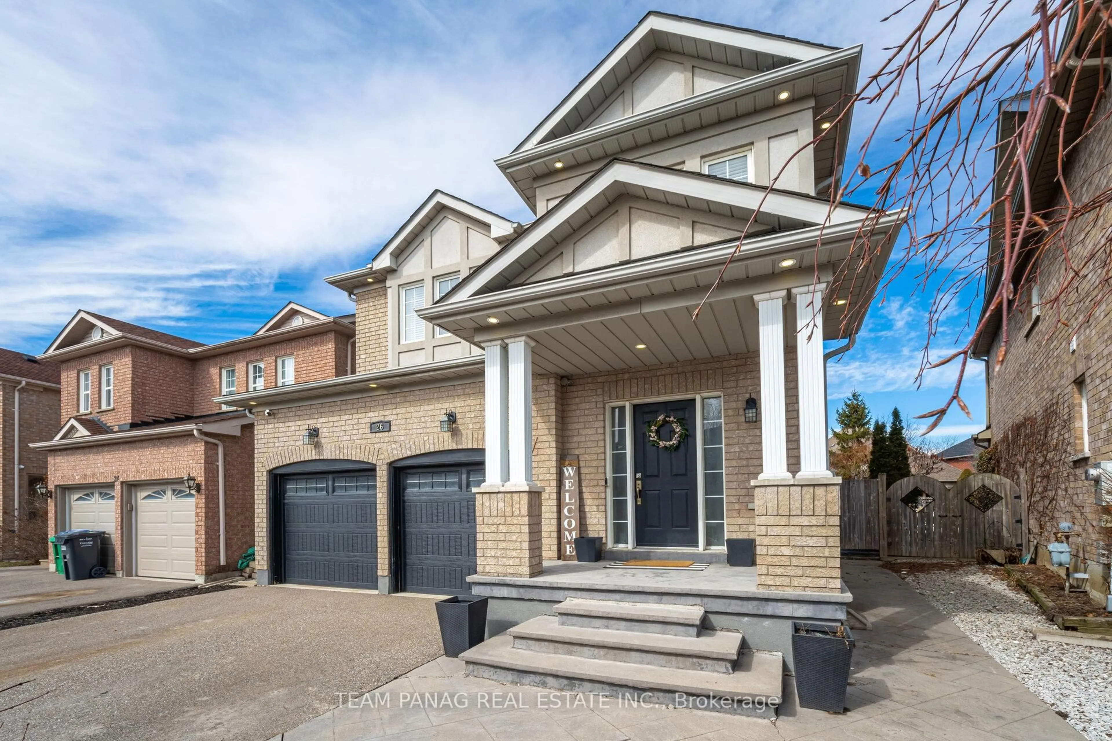 Home with brick exterior material, street for 26 Calderstone Rd, Brampton Ontario L6P 2A4