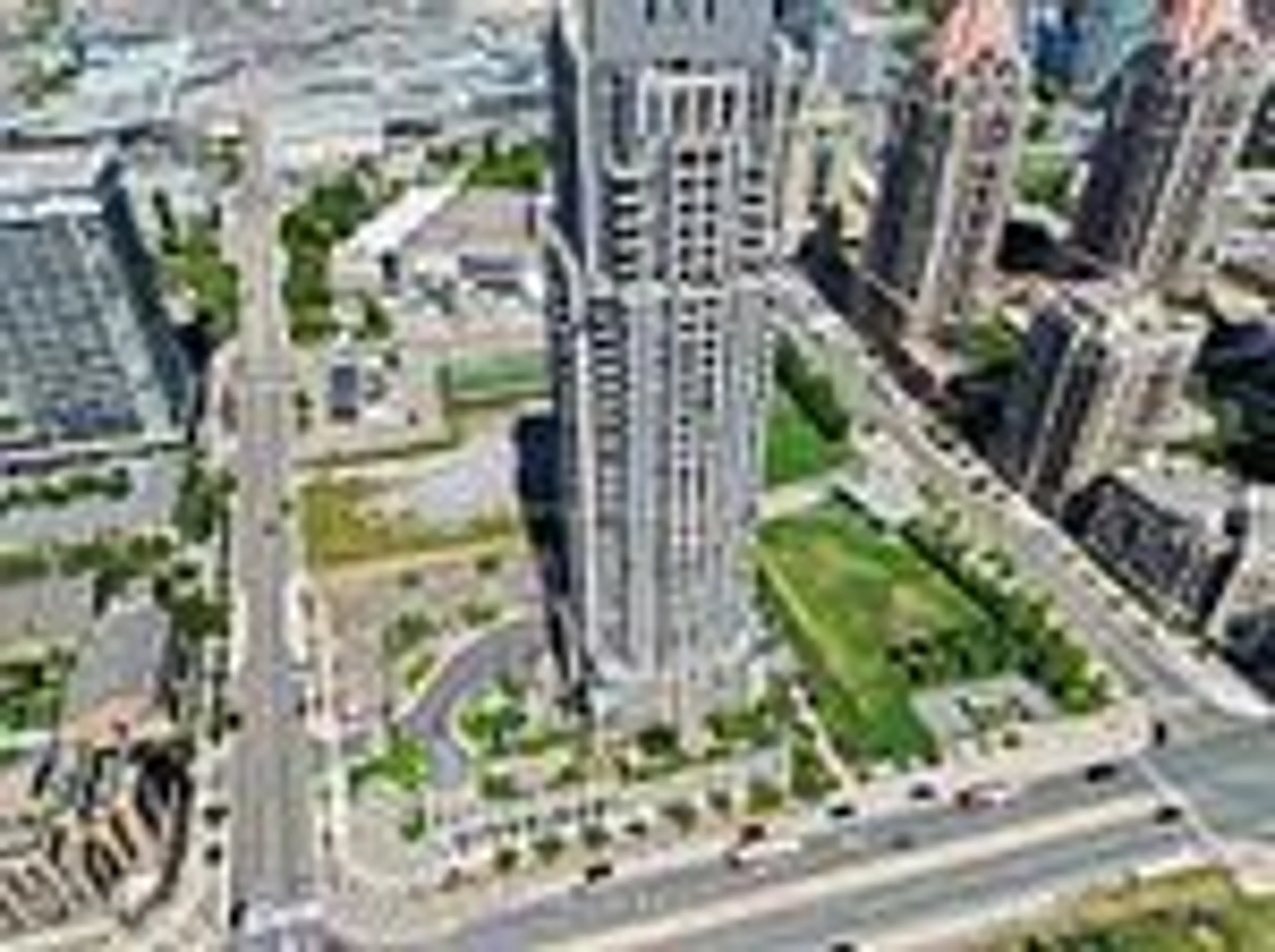 A pic from outside/outdoor area/front of a property/back of a property/a pic from drone, city buildings view from balcony for 388 Prince Of Wales Dr #1104, Mississauga Ontario L5B 0A1