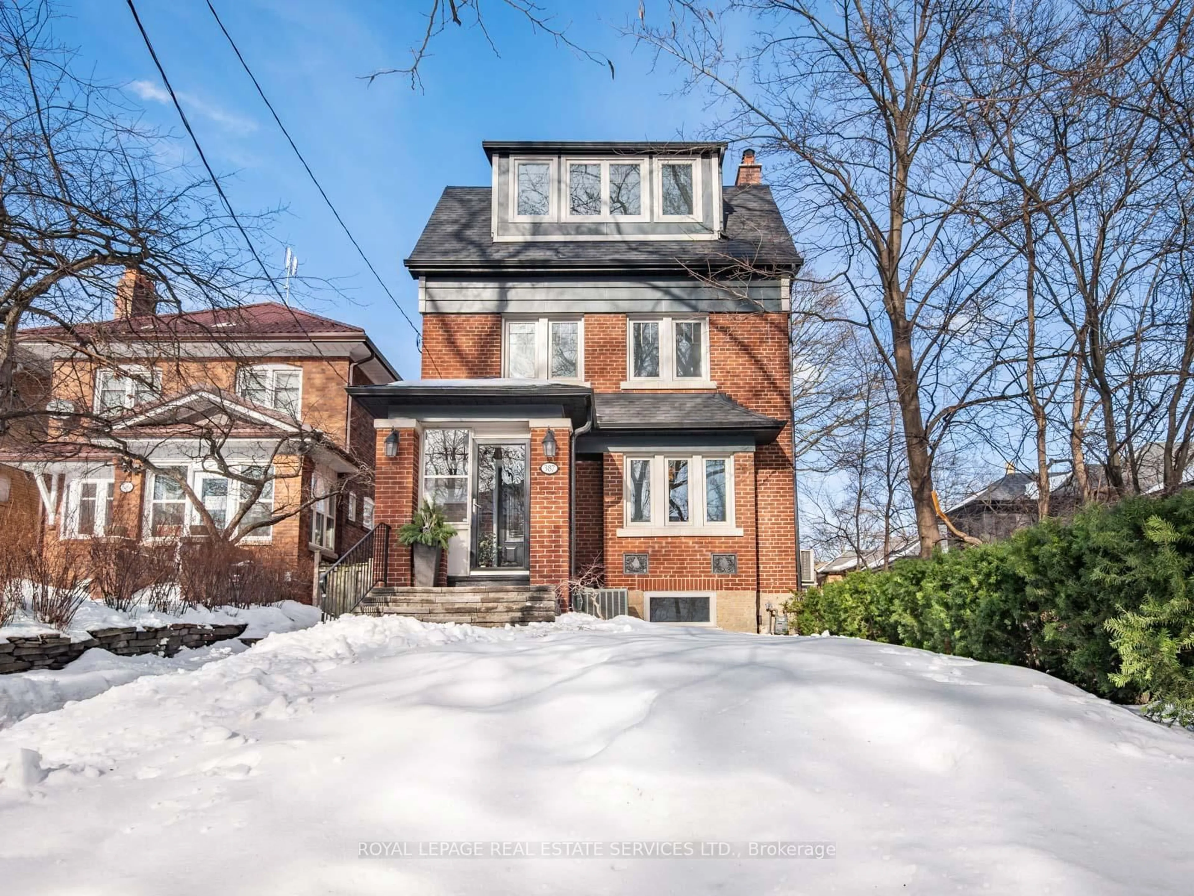 Home with brick exterior material, street for 387 Kennedy Ave, Toronto Ontario M6P 3C5