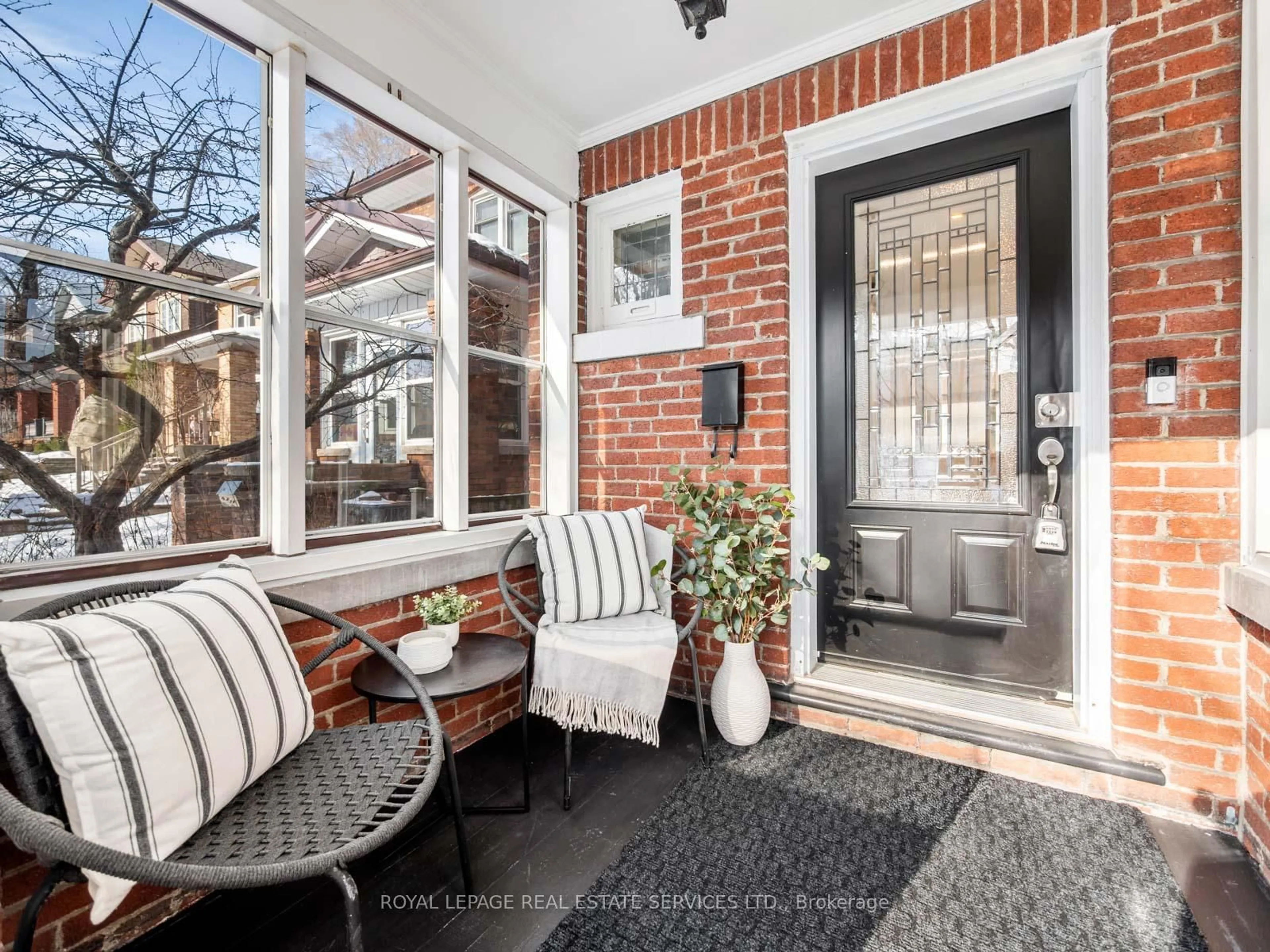 Home with brick exterior material, street for 387 Kennedy Ave, Toronto Ontario M6P 3C5