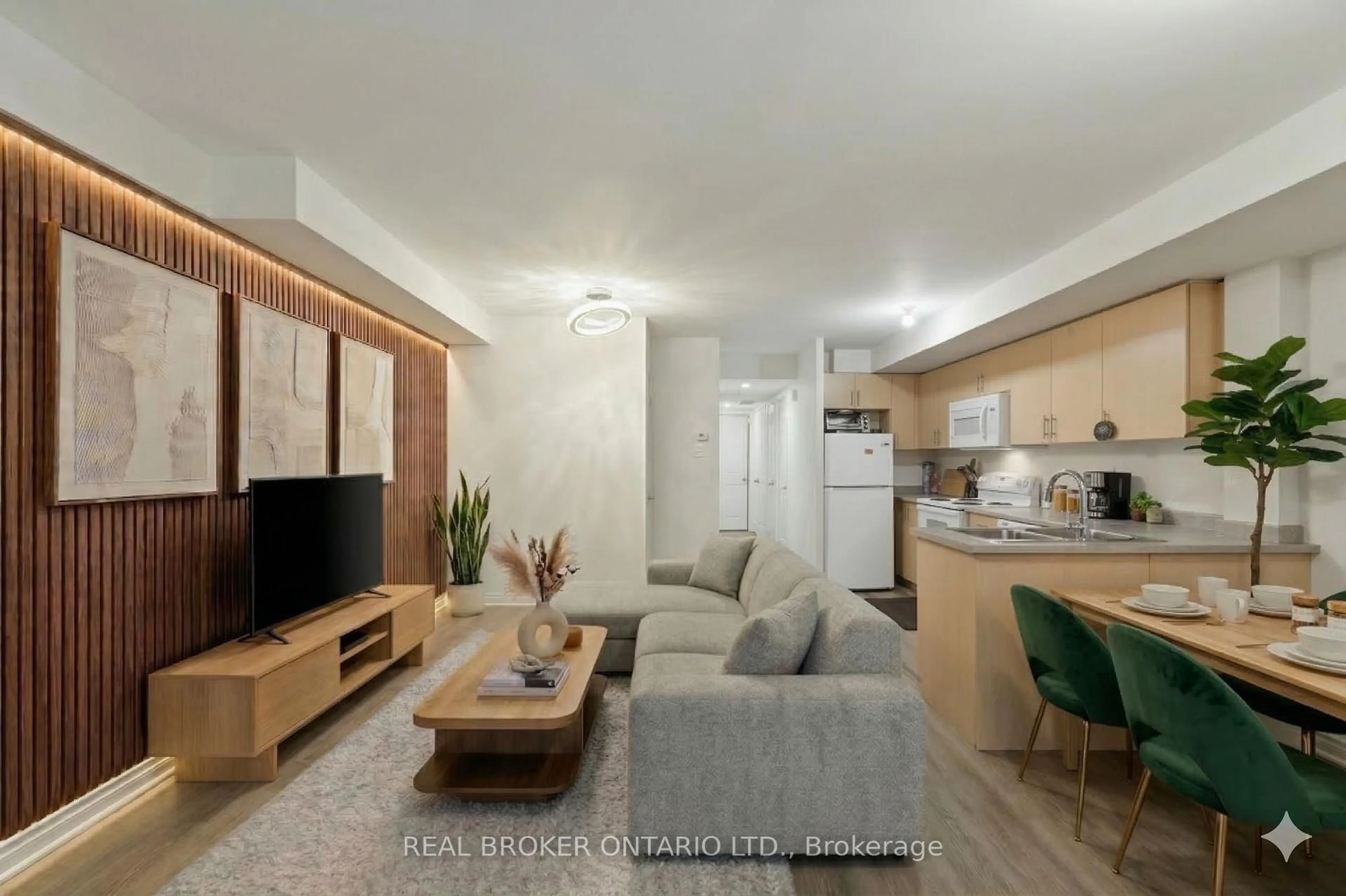 Living room with furniture, unknown for 37 Four Winds Dr #92, Toronto Ontario M3J 1K7