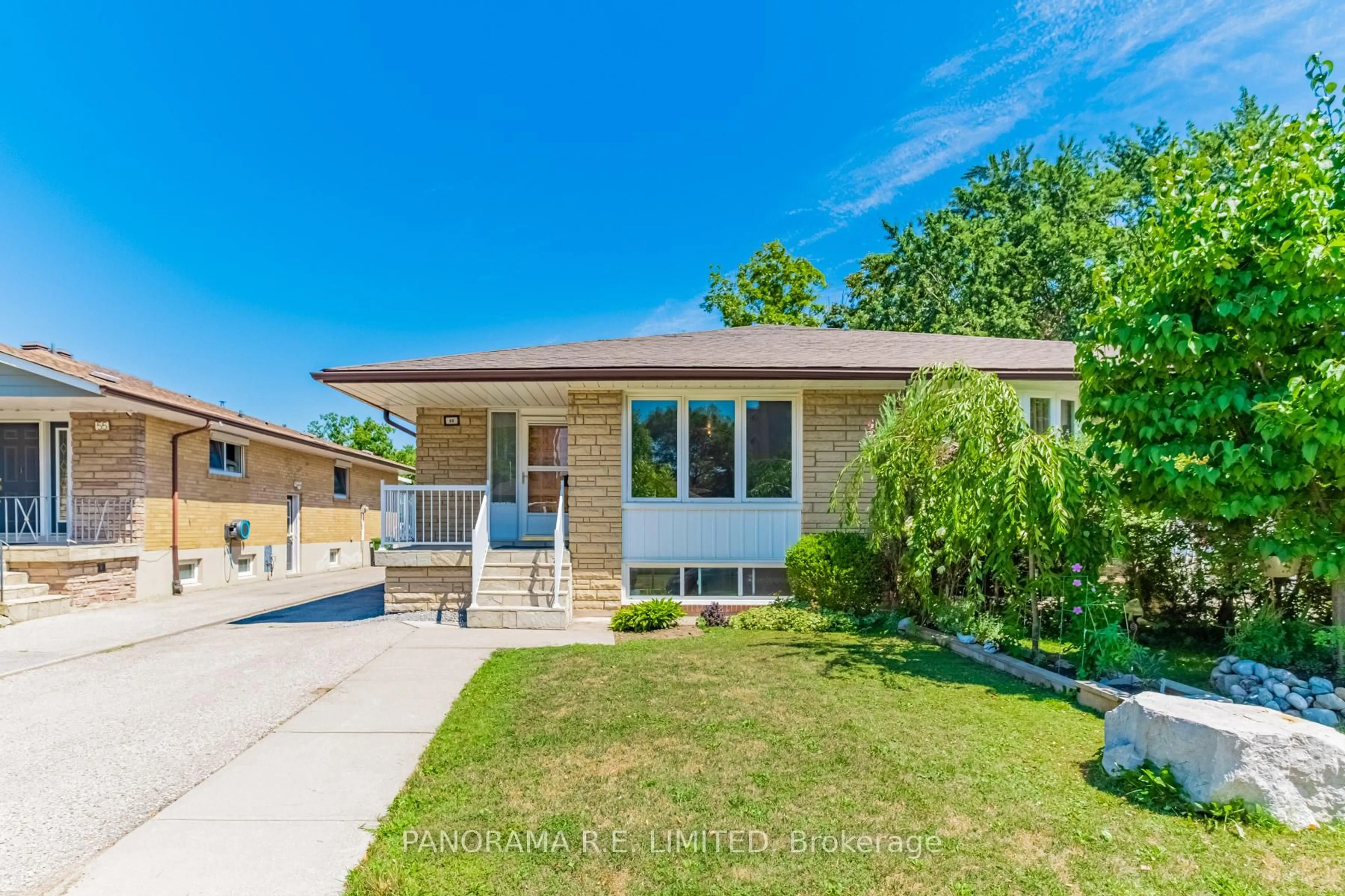 Home with vinyl exterior material, street for 53 Vanguard Dr, Toronto Ontario M9B 5E8