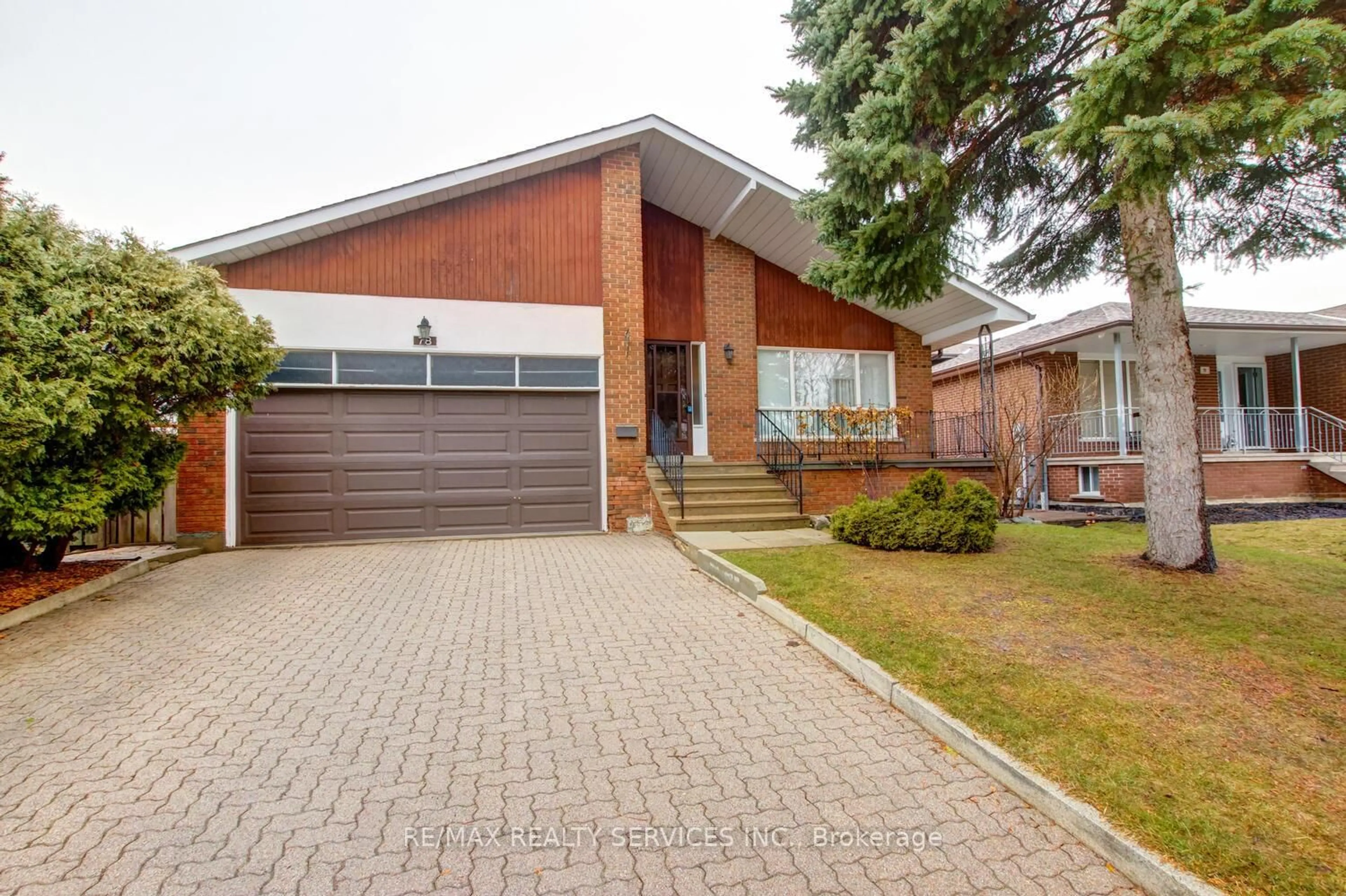 Home with brick exterior material, street for 78 Massey St, Brampton Ontario L6S 2W5