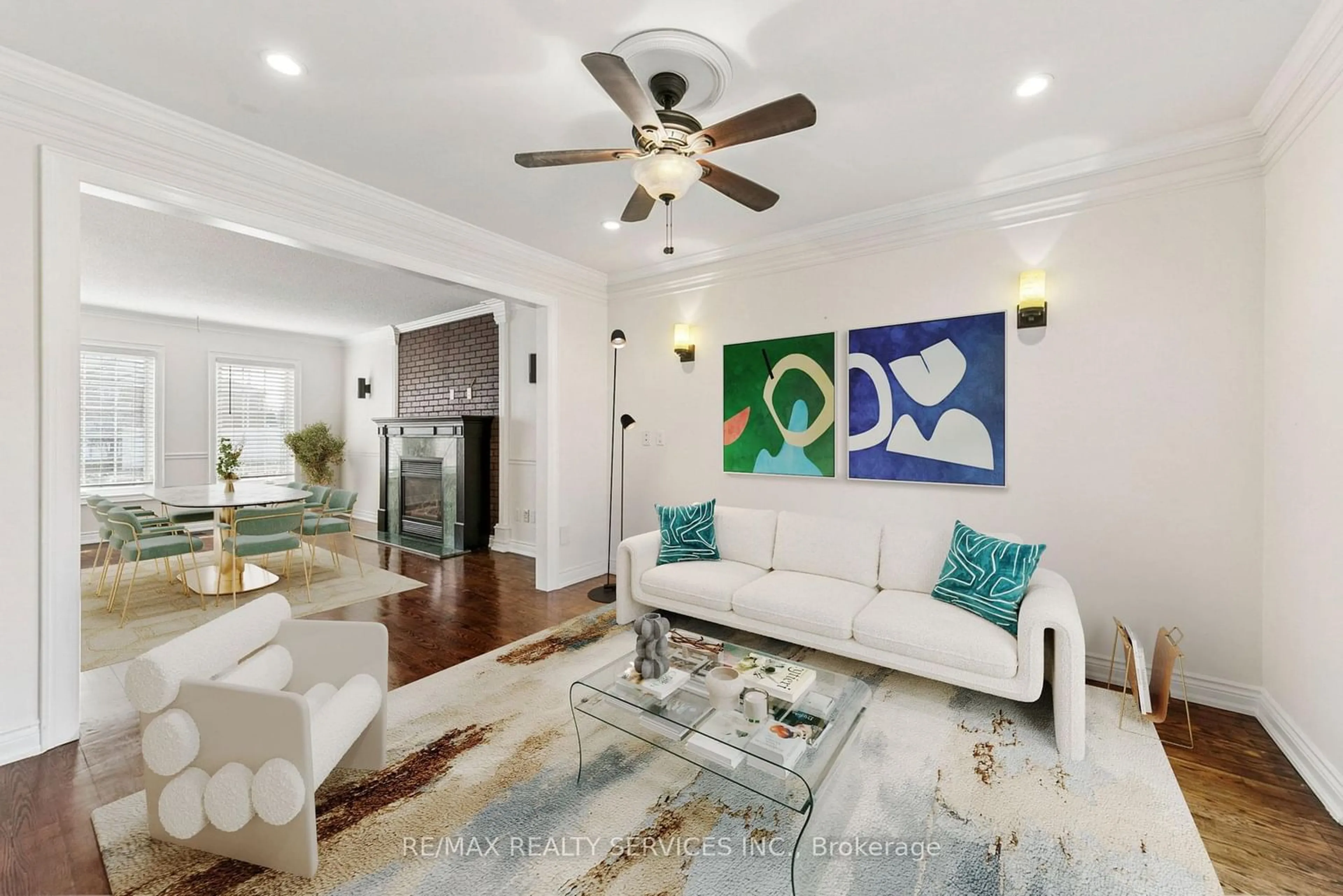 Living room with furniture, unknown for 4 Burt Dr, Brampton Ontario L6X 3H6