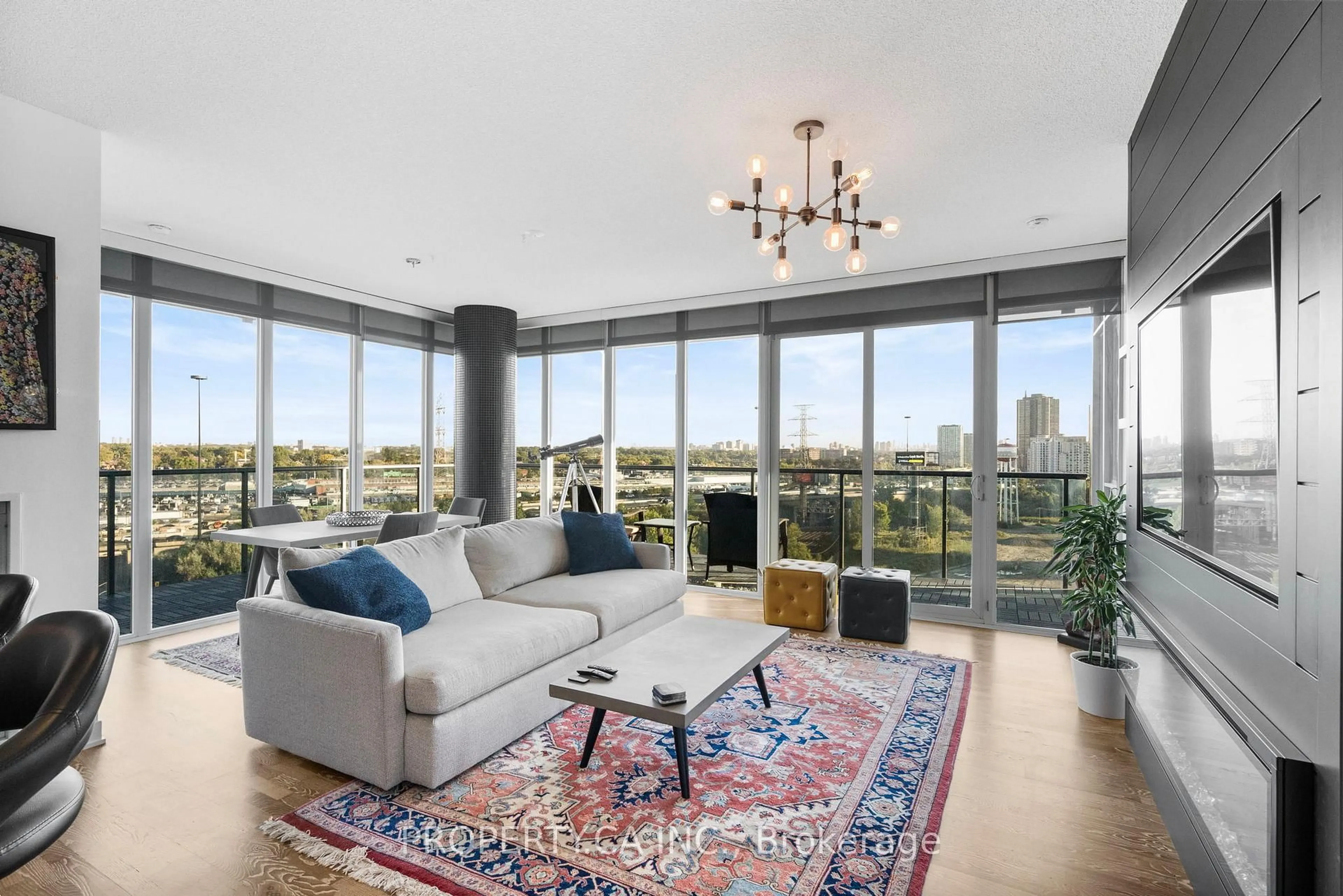 Living room with furniture, unknown for 90 Park Lawn Rd #1211, Toronto Ontario M8Y 0B6