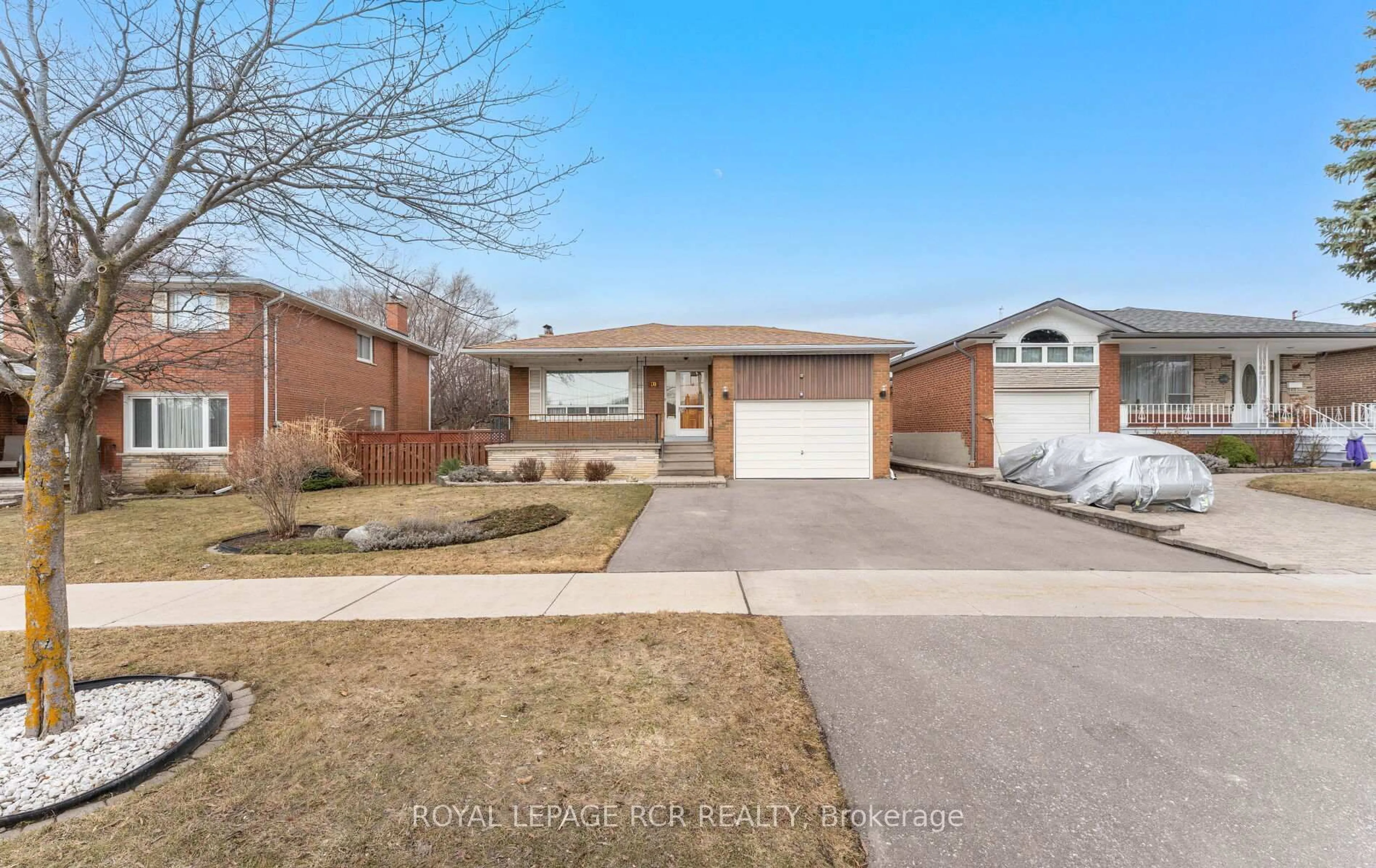 Home with brick exterior material, street for 10 West Wareside Rd, Toronto Ontario M9C 3J1