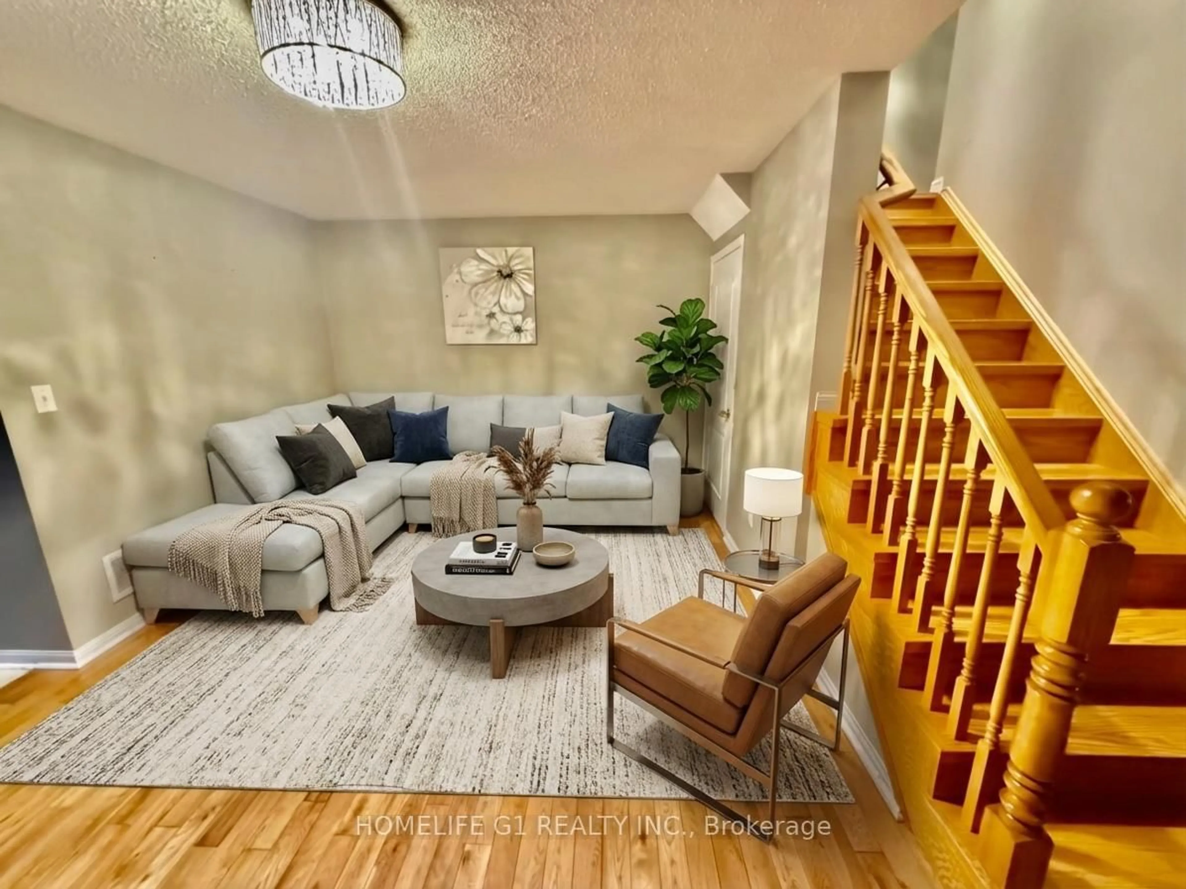 Living room with furniture, unknown for 49 Eastway St, Brampton Ontario L6S 6L9