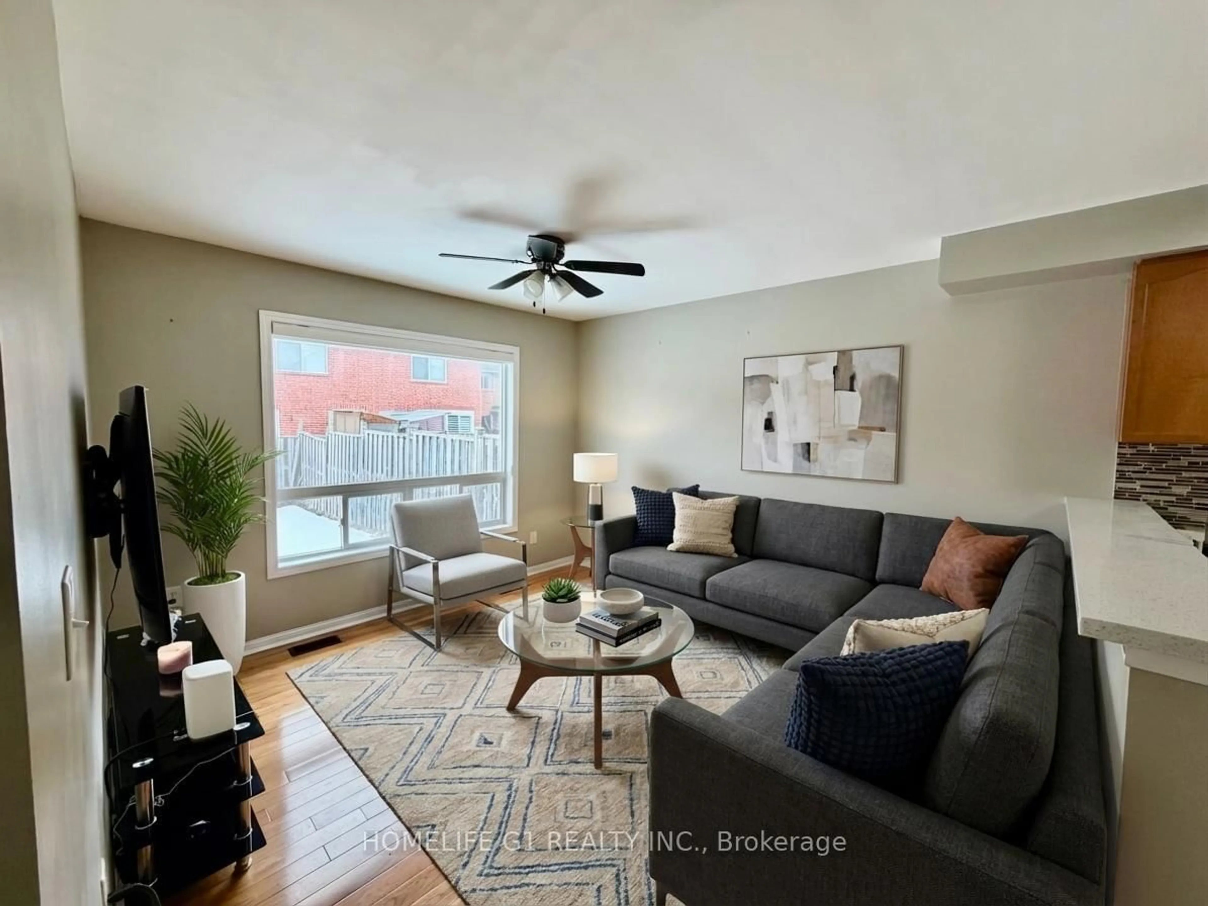 Living room with furniture, unknown for 49 Eastway St, Brampton Ontario L6S 6L9